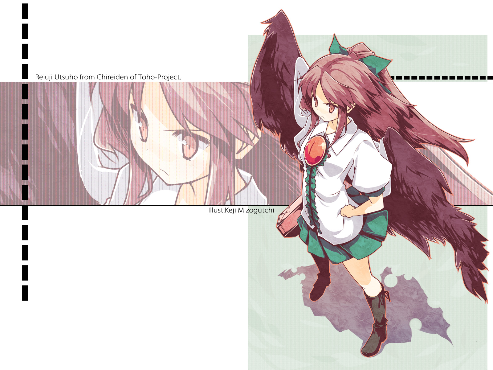 mizoguchi_keiji, reiuji_utsuho, touhou, wings