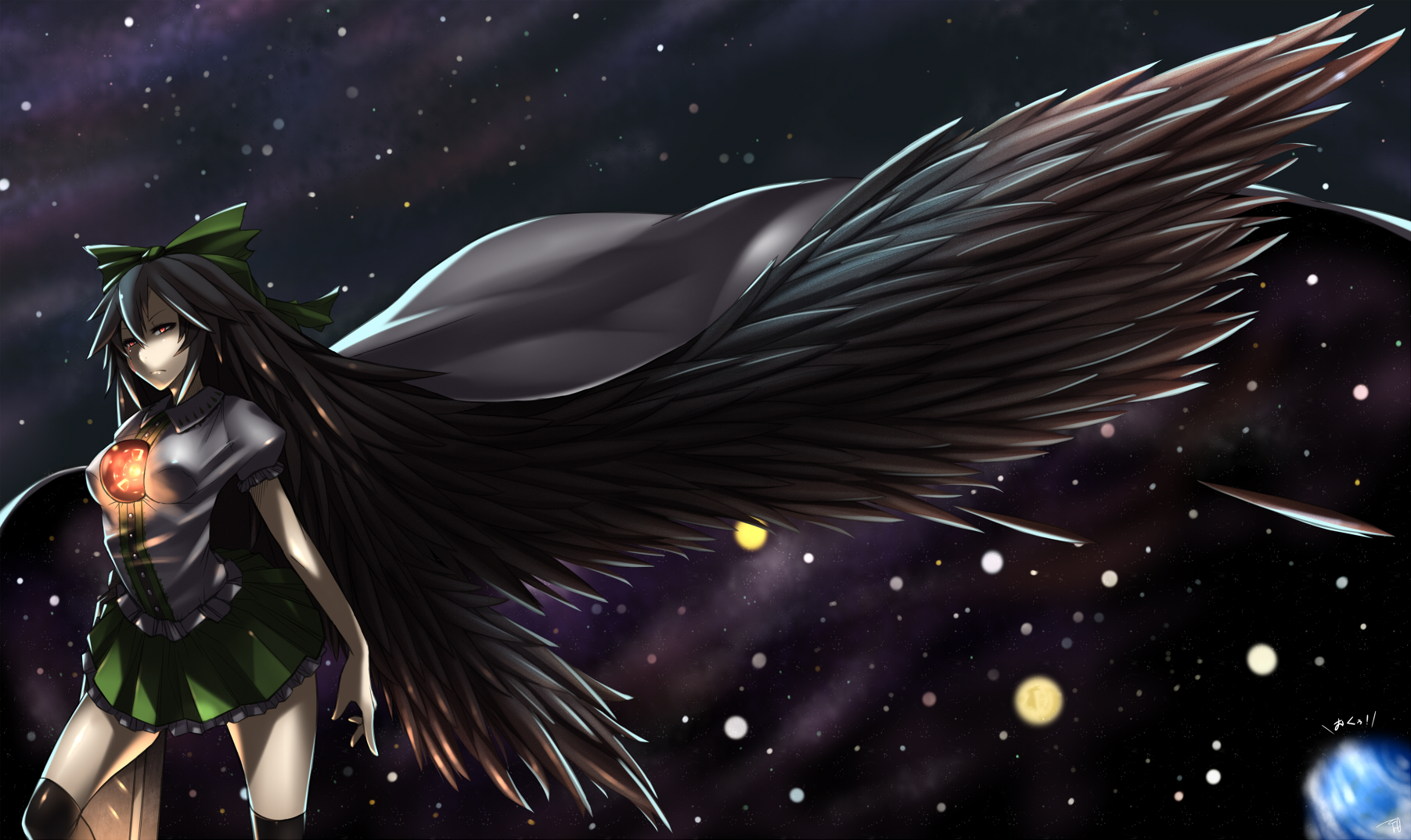 reiuji_utsuho, touhou, zero_(artist)