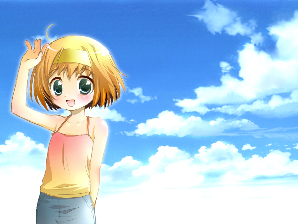 asatte_no_houkou, iokawa_karada, sky, watanabe_sumiko