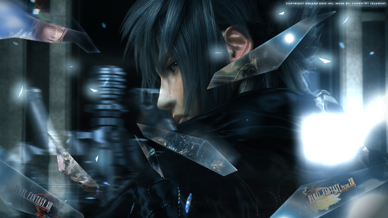 3d, final_fantasy, final_fantasy_versus_xiii, final_fantasy_xiii, lightning_farron, noctis_lucis_caelum