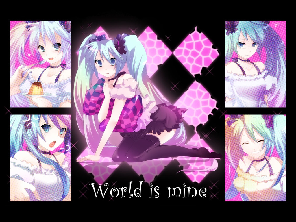 hatsune_miku, kurohara_yuu, vocaloid, world_is_mine_(vocaloid)