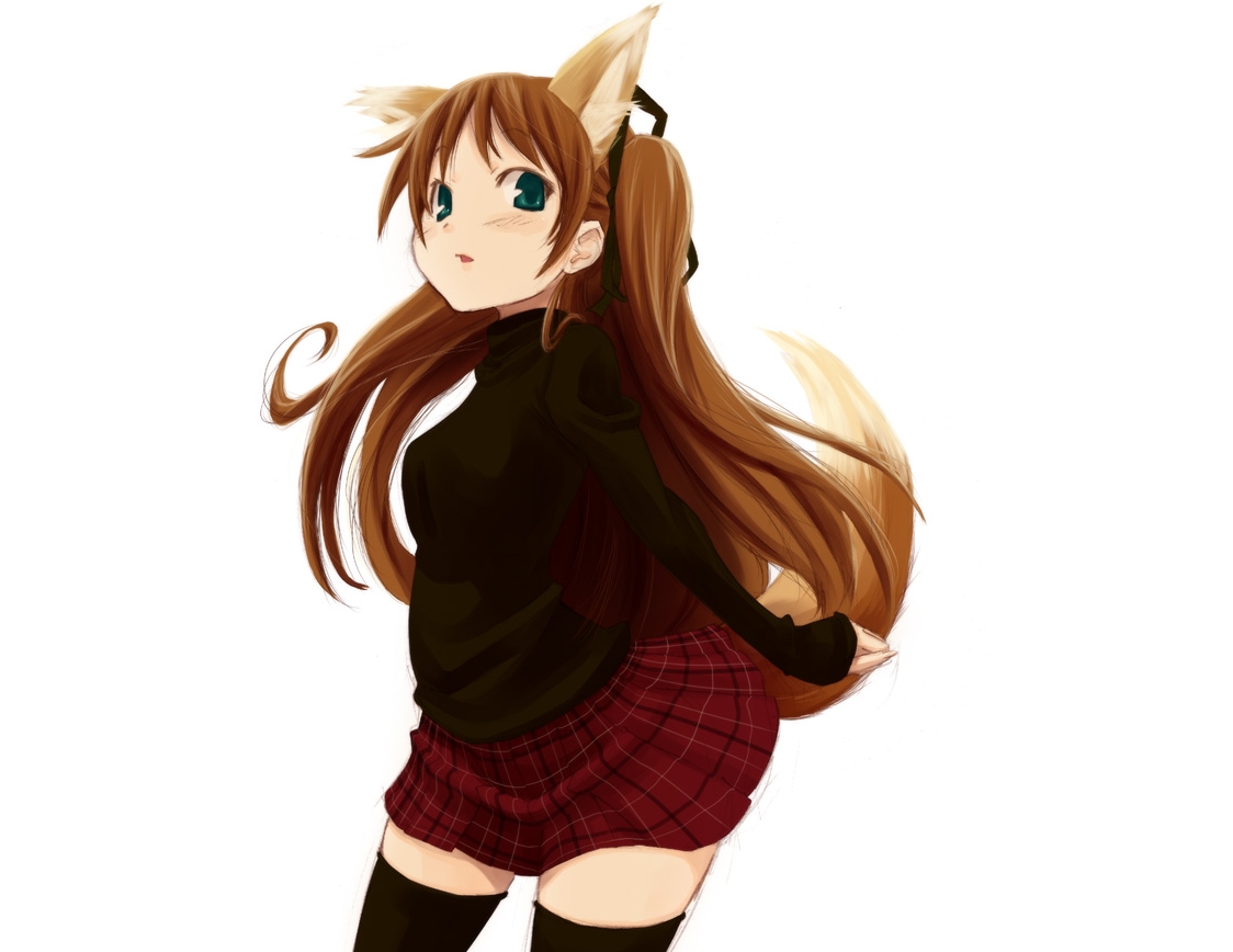 animal_ears, foxgirl, kanon, sawatari_makoto, tail, wadapen, white