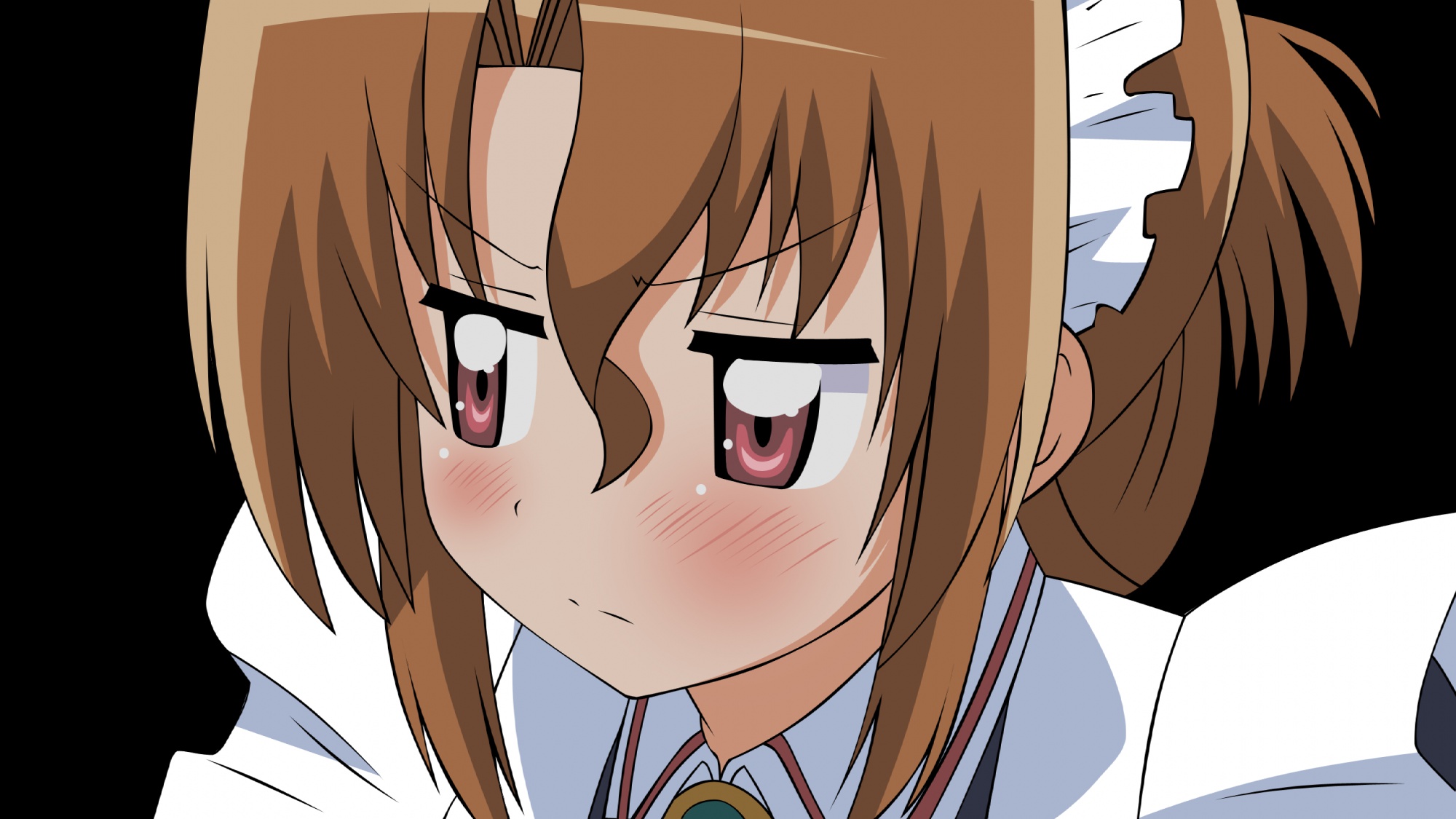 blush, close, hayate_no_gotoku, maria_(hayate_no_gotoku), transparent, vector