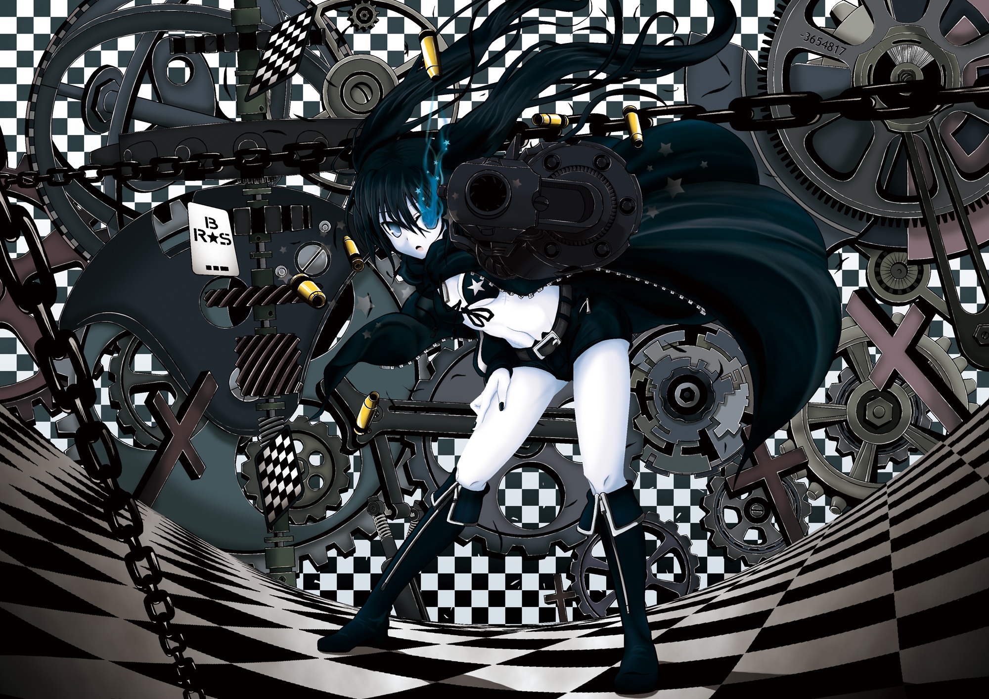 black_rock_shooter, hebata, kuroi_mato