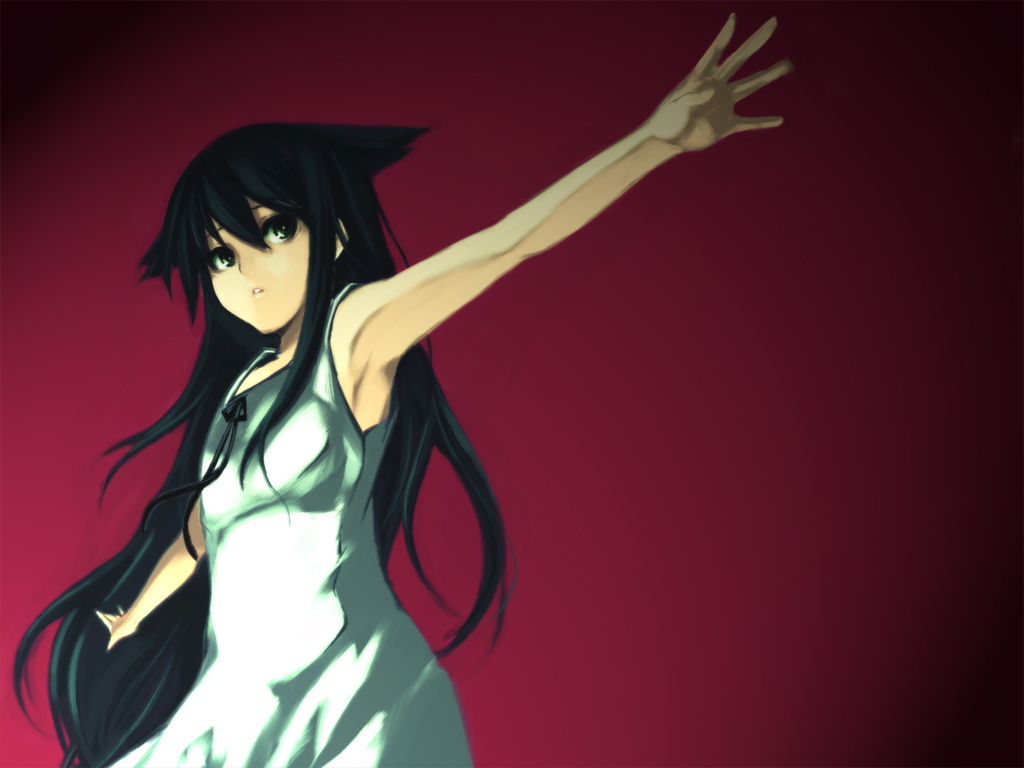 green_eyes, green_hair, saya, saya_no_uta, takenaka_hideo