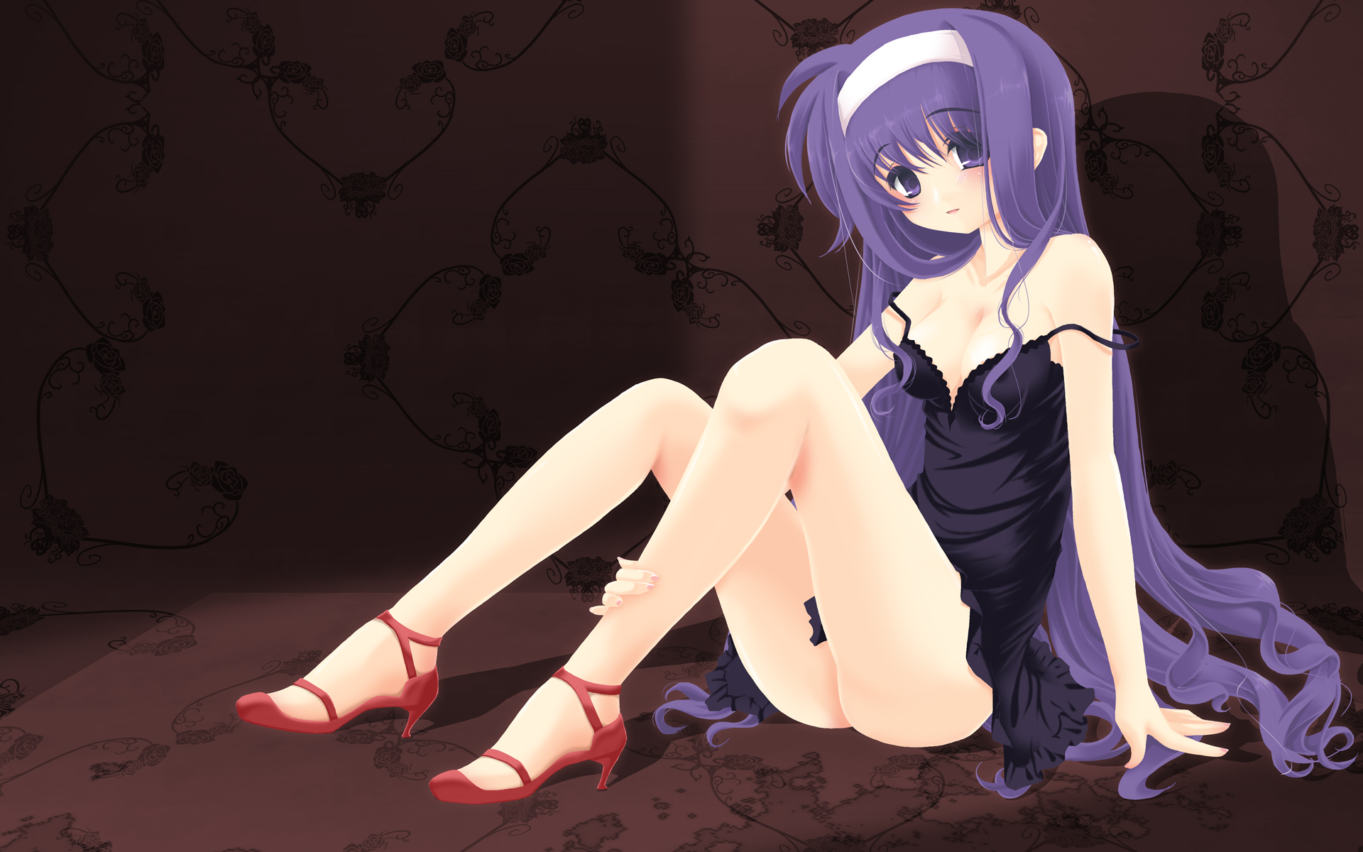 breasts, cleavage, mahou_shoujo_lyrical_nanoha, tsukimura_suzuka