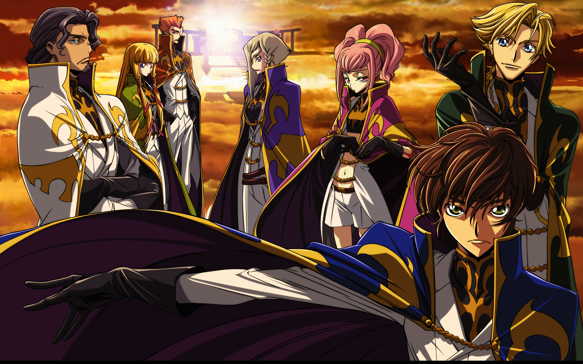 anya_alstreim, bismarck_waldstein, code_geass, gino_weinberg, kururugi_suzaku, luciano_bradley, monica_kruszewski, nonette_enneagram, vector