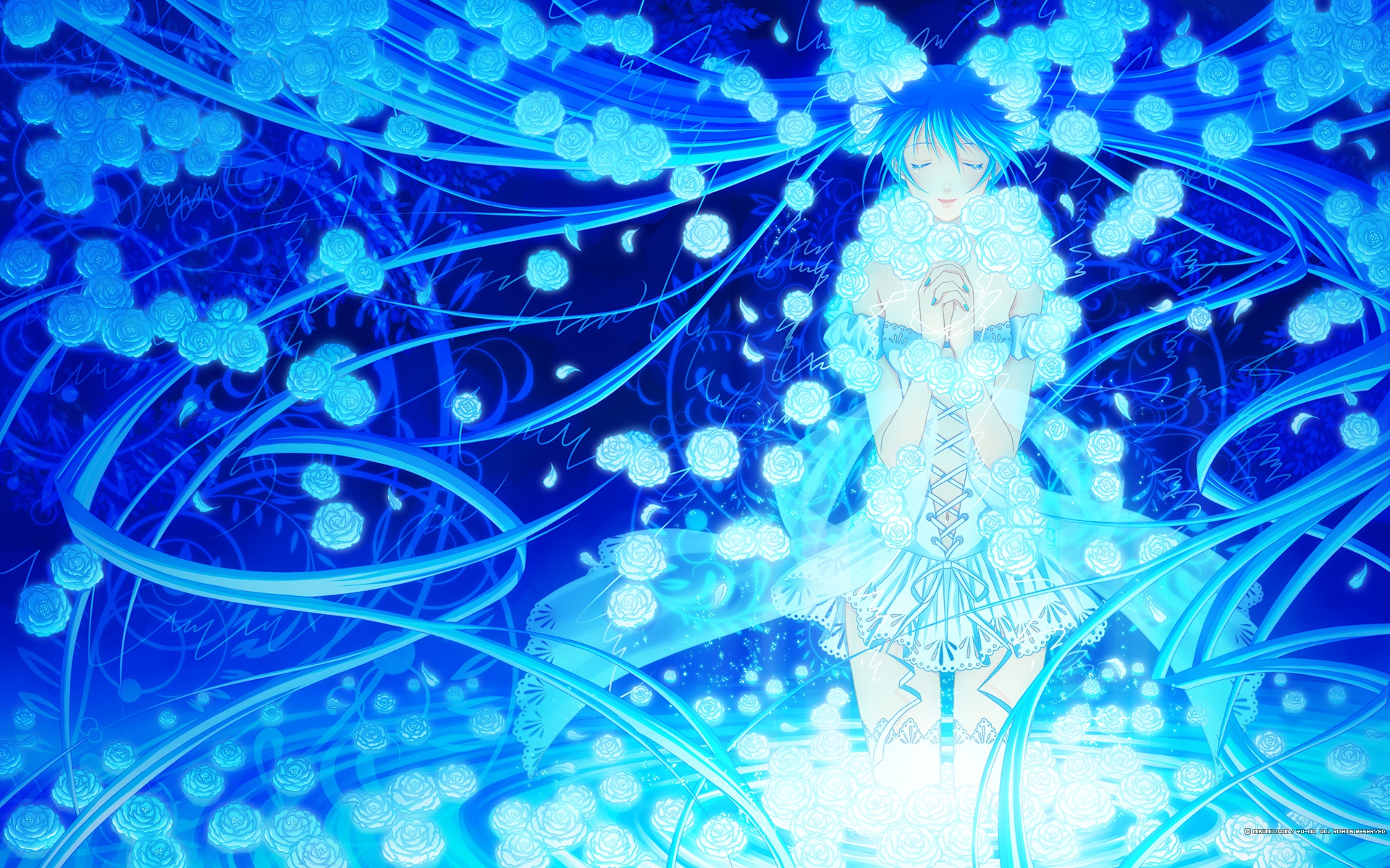 hatsune_miku, mikumix, vocaloid, yuuno_(artist)