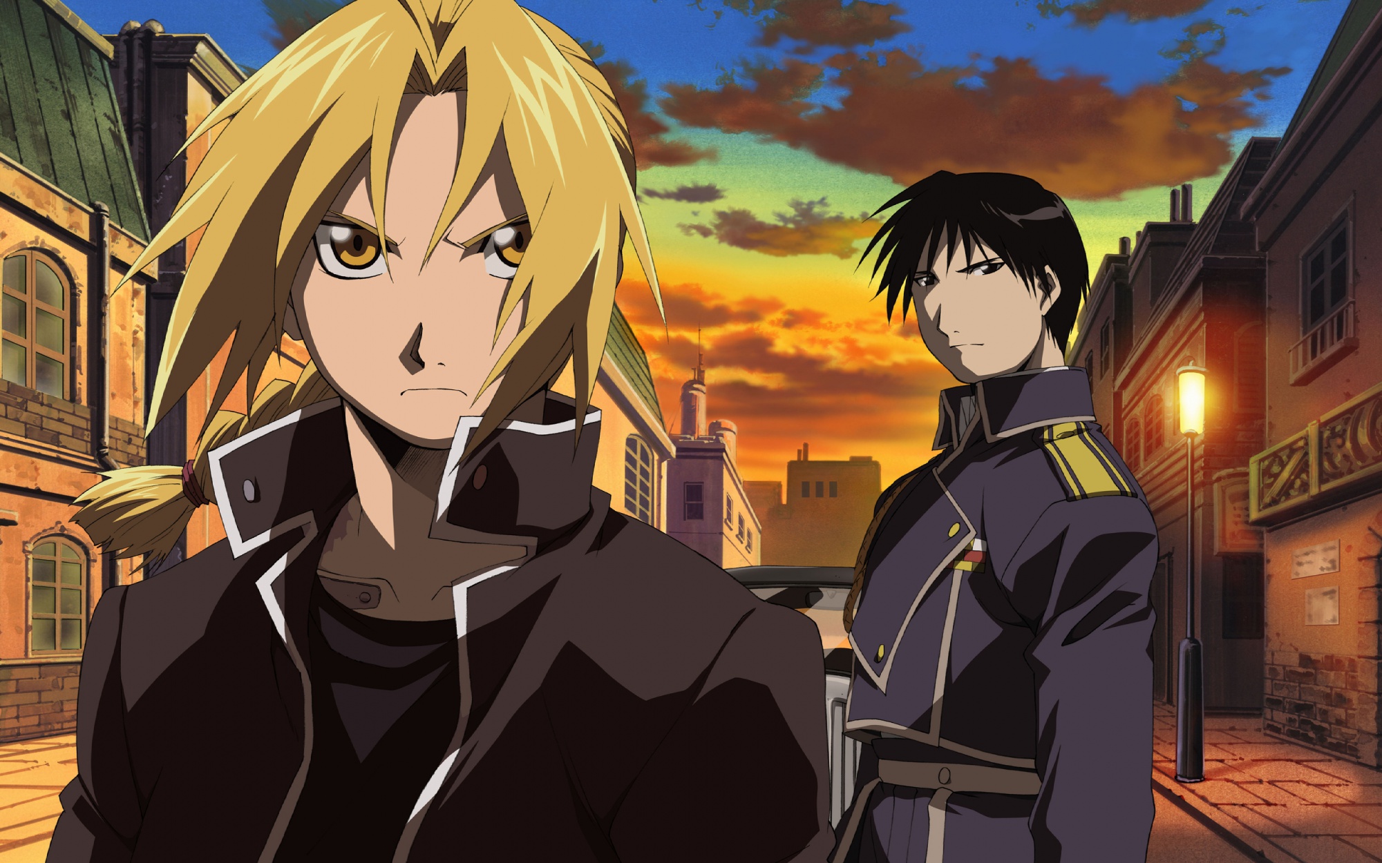 all_male, edward_elric, fullmetal_alchemist, male, roy_mustang