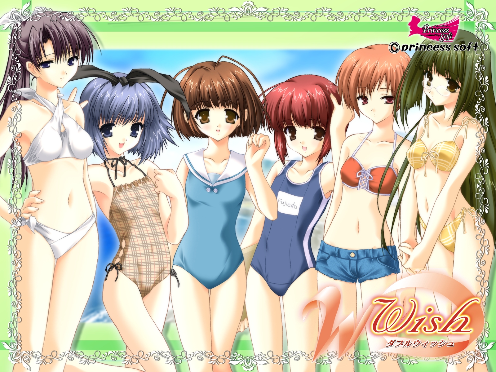 double_wish, kisaragi_mizu, swimsuit, w_wish
