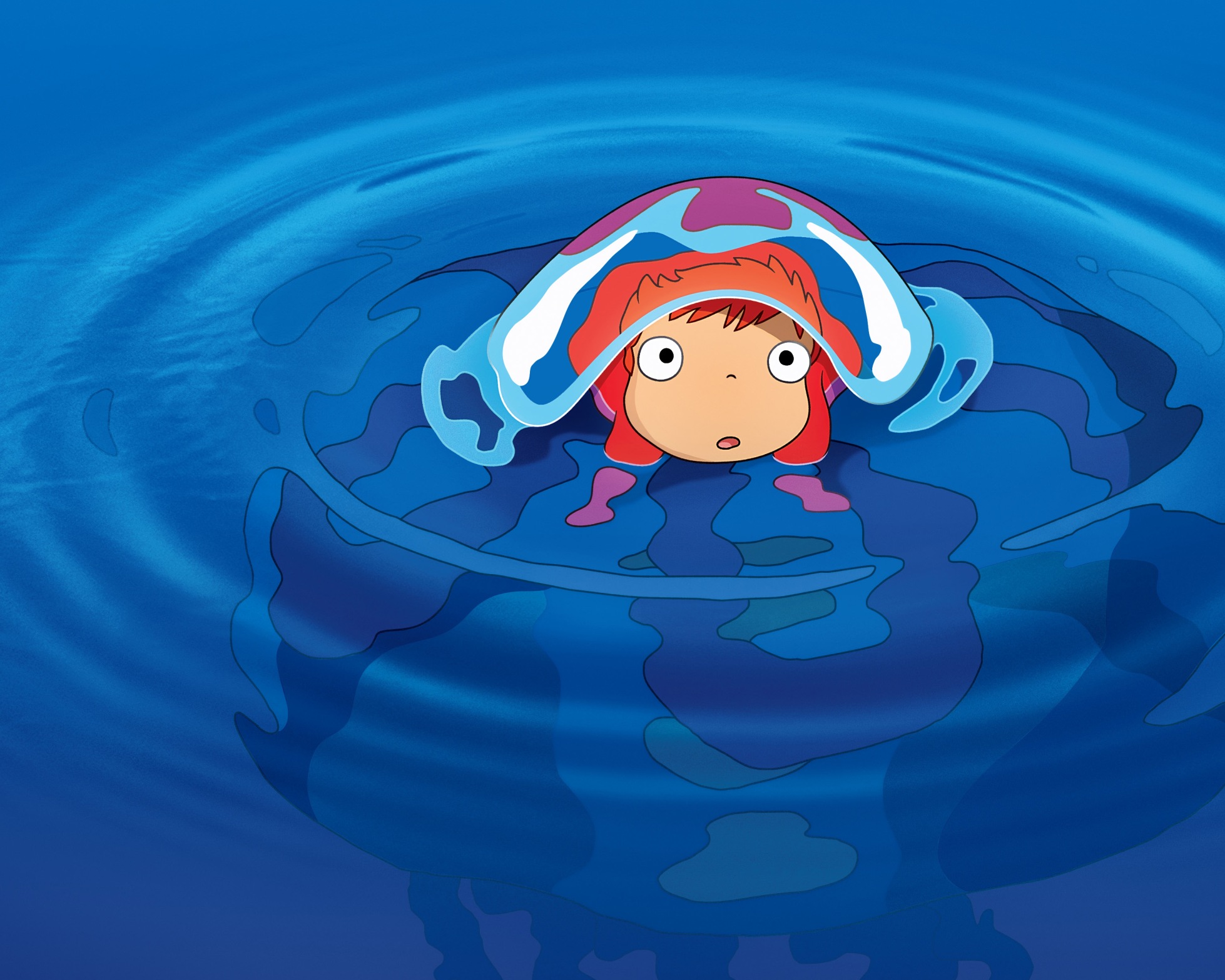 animal, gake_no_ue_no_ponyo, ghibli, ponyo, water