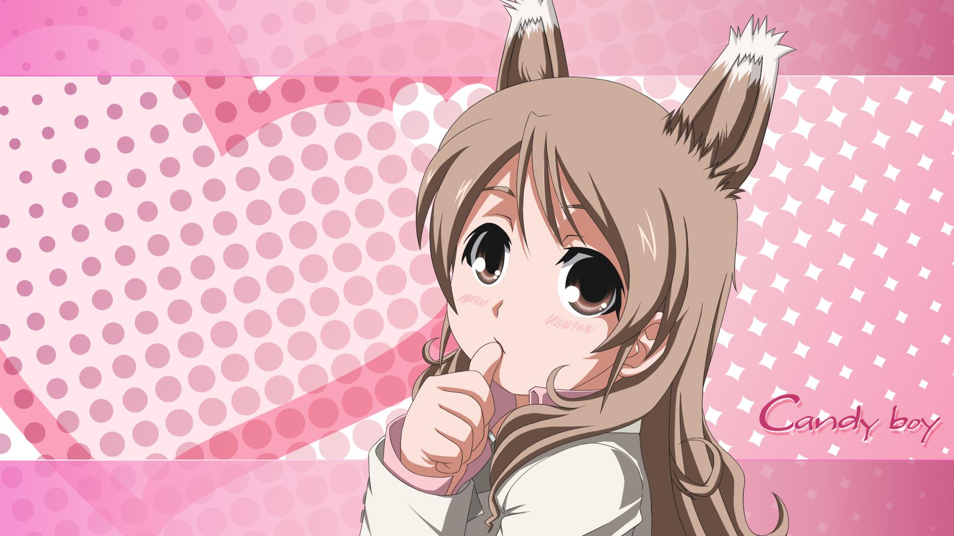 animal_ears, candy_boy, close, sakurai_yukino