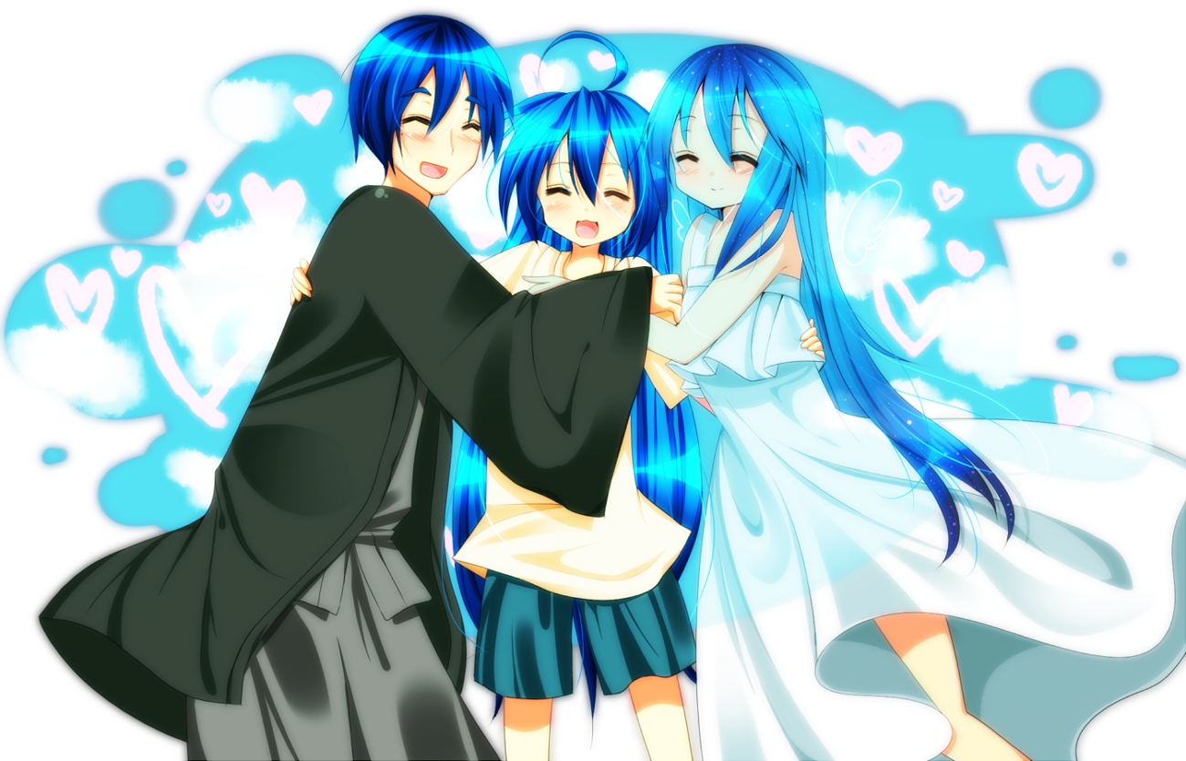 izumi_kanata, izumi_konata, izumi_soujirou, k., lucky_star