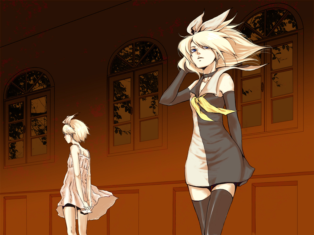 kagamine_rin, makoto_(maternalism), meltdown_(vocaloid), vocaloid