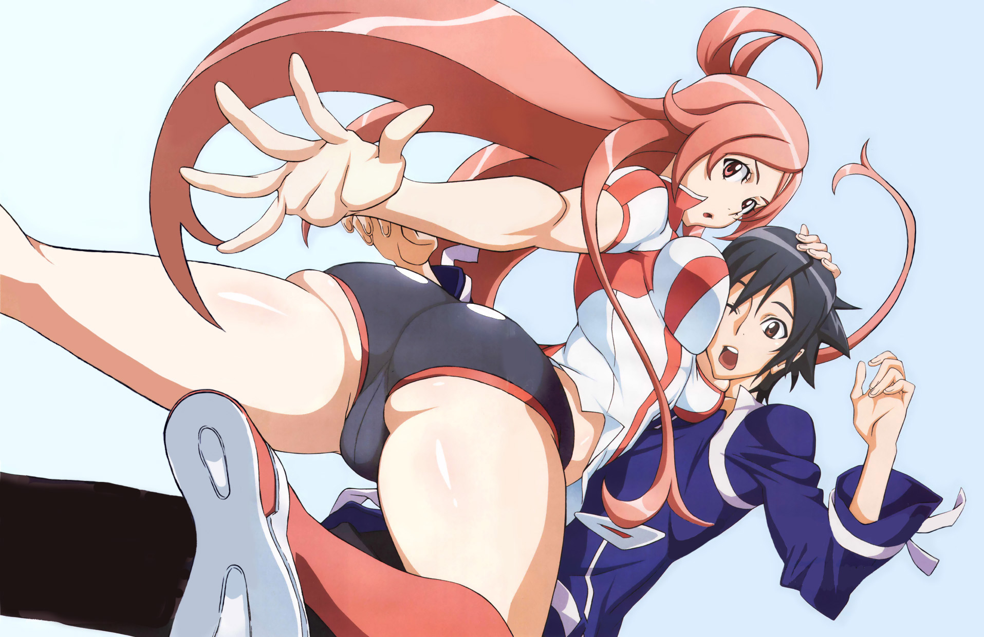 dragonaut, gym_uniform, kamishina_jin, long_hair, toa