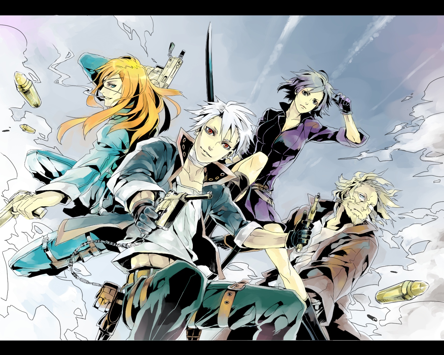 badou_nails, dogs:_bullets_&_carnage, fuyumine_naoto, haine_rammsteiner, mihai_mihaeroff