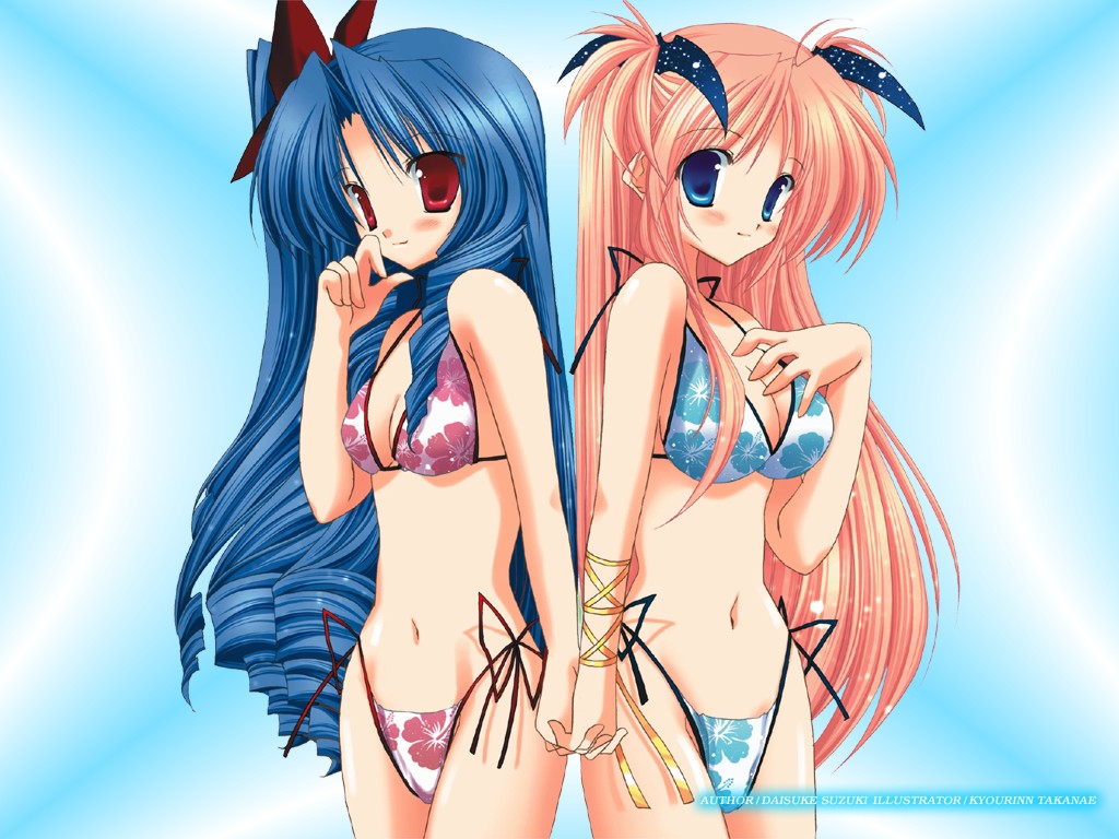 bikini, demon, goshuushou-sama_ninomiya-kun, houjou_reika, navel, succubus, swimsuit, tsukimura_mayu