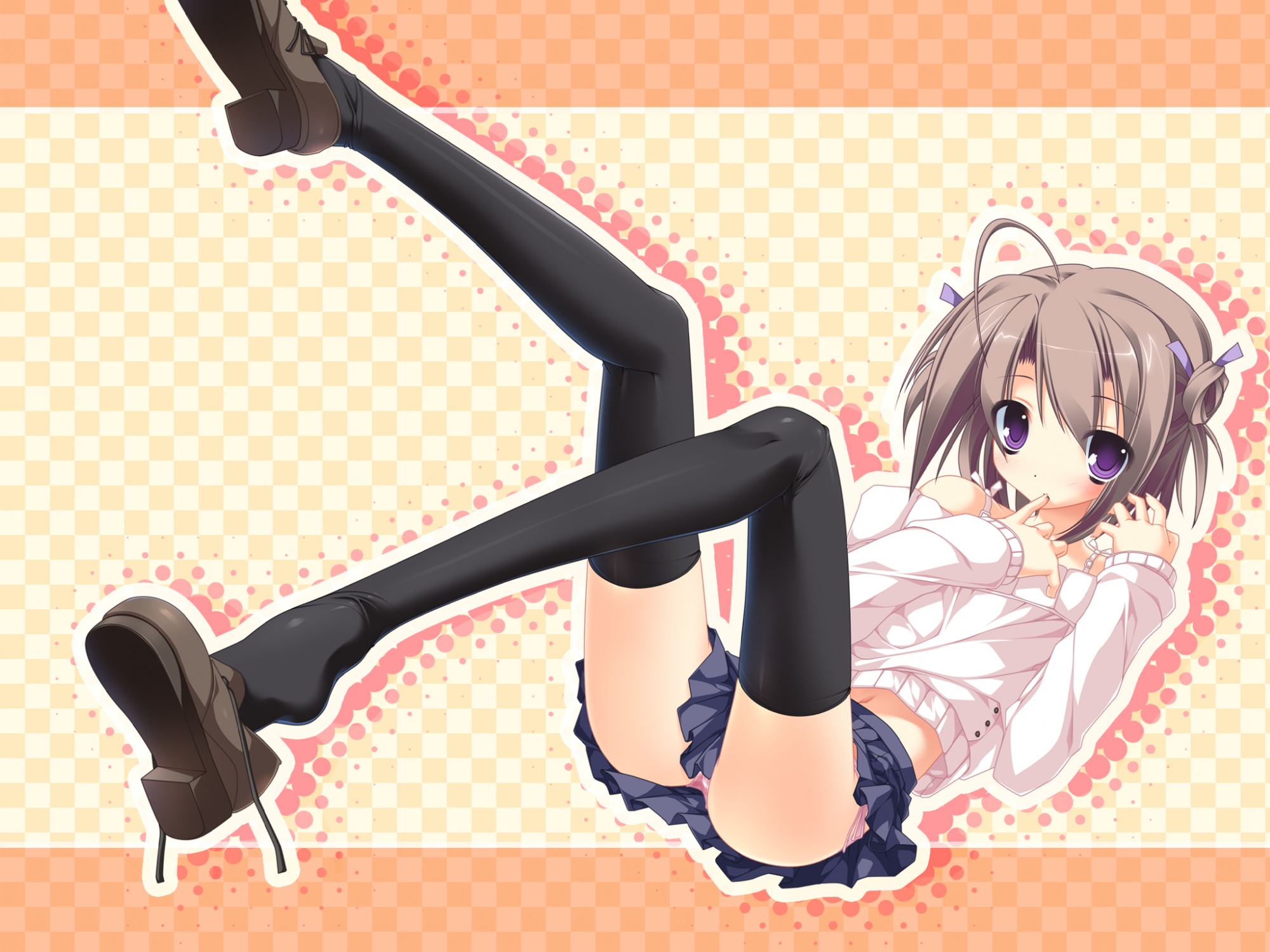 all_male, kiss_x_demon_lord_x_darjeeling, male, marmalade, ochinsama, otoko_no_ko, sanjouji_shinobu, skirt, thighhighs