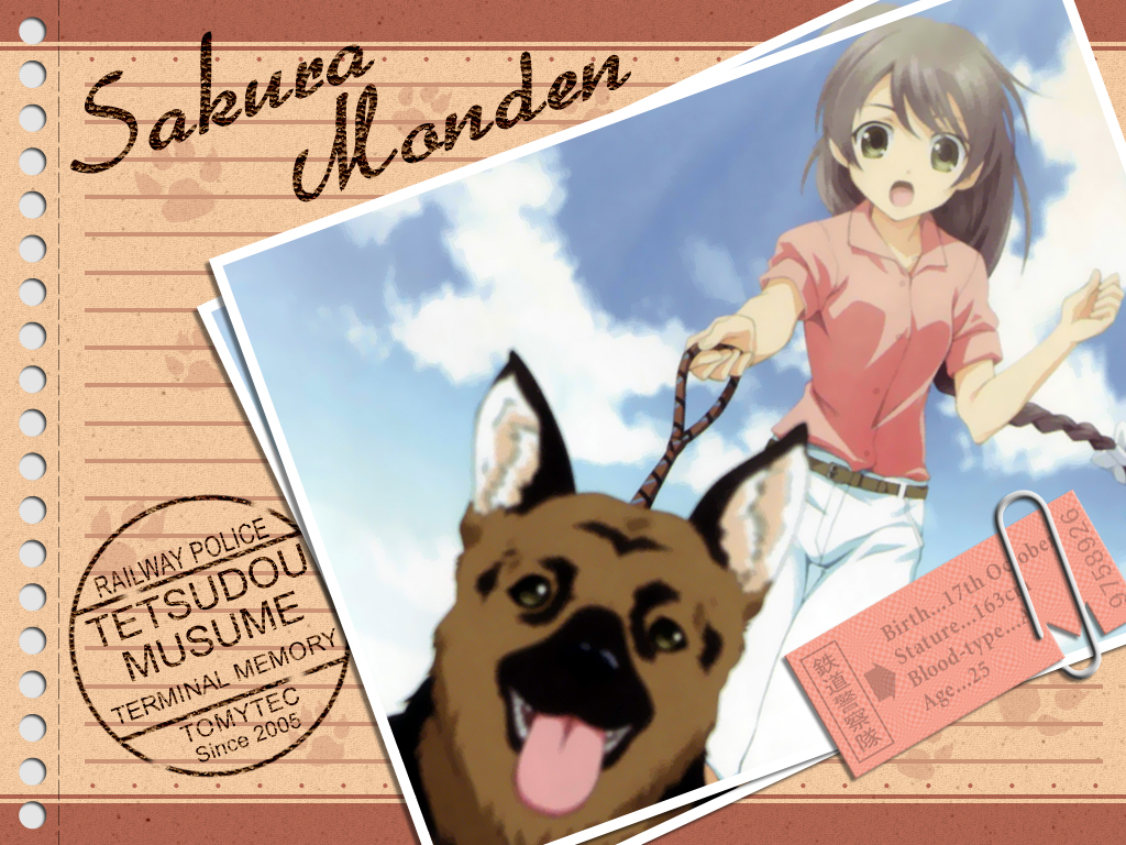mibu_natsuki, monden_sakura, tetsudou_musume, tomytec