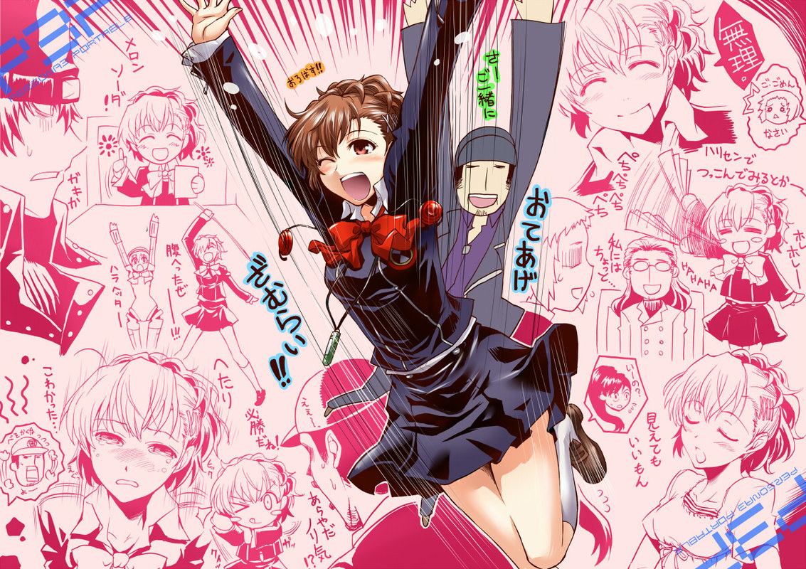 aegis, aragaki_shinjiro, female_protagonist_(persona3), ikutsuki_shuji, iori_junpei, persona, persona_3, yamagishi_fuuka