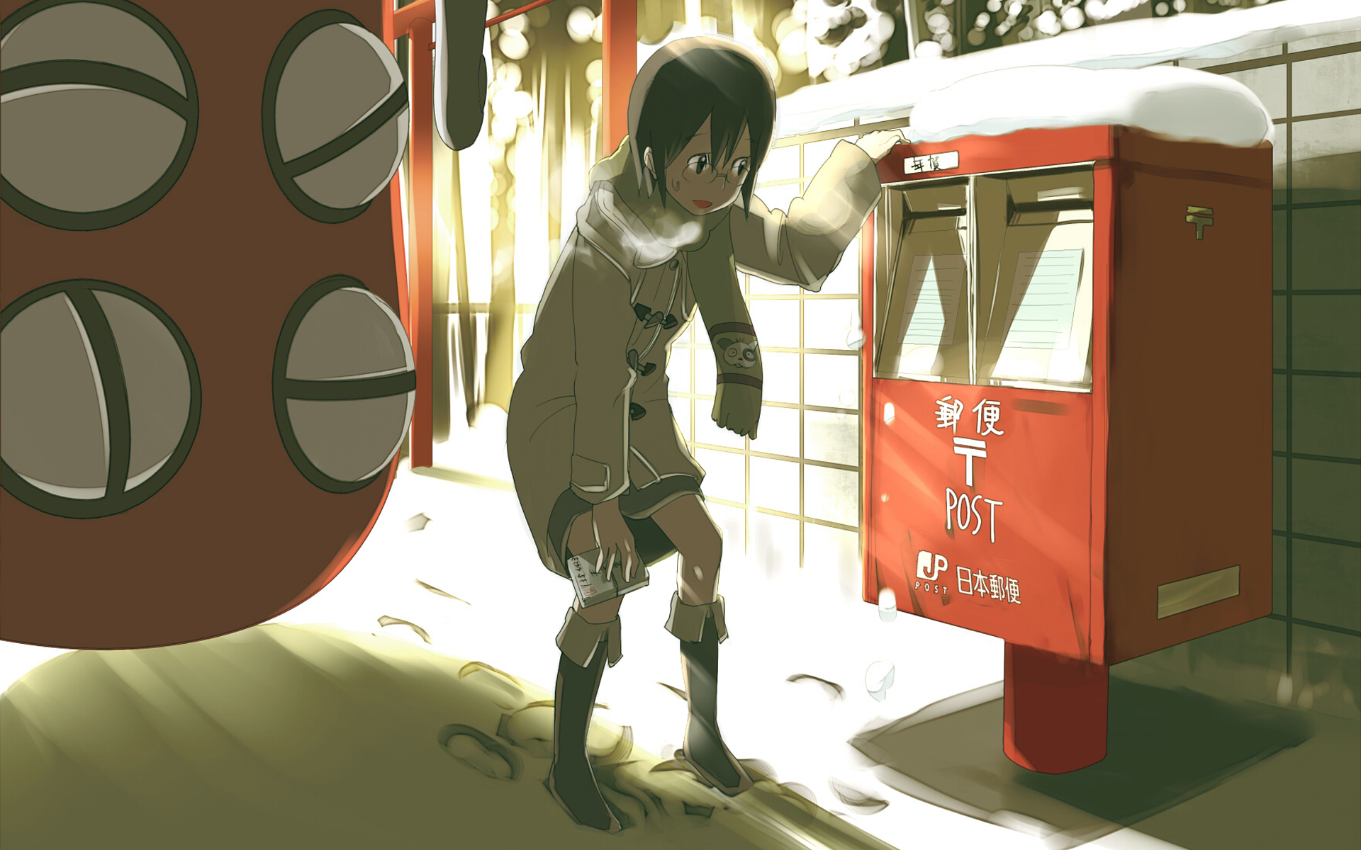 dennou_coil, okonogi_yuko, snow