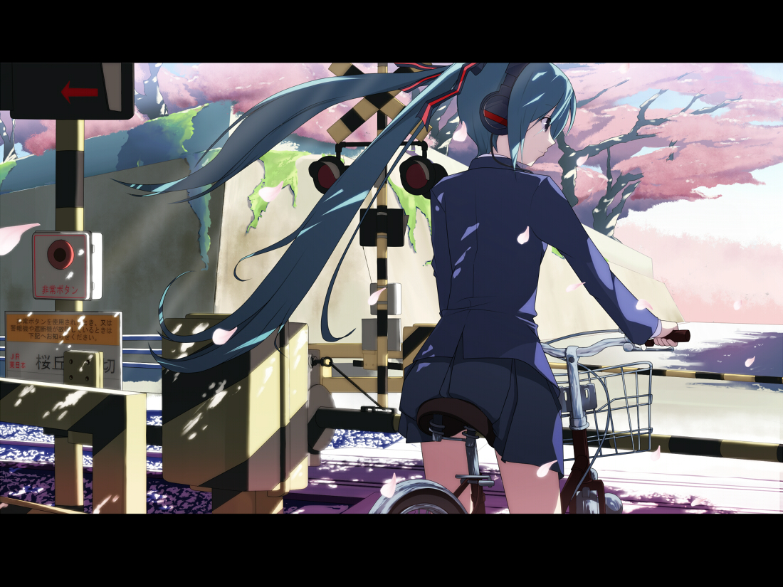 byousoku_5_centimetre, hatsune_miku, tagme_(artist), twintails, vocaloid