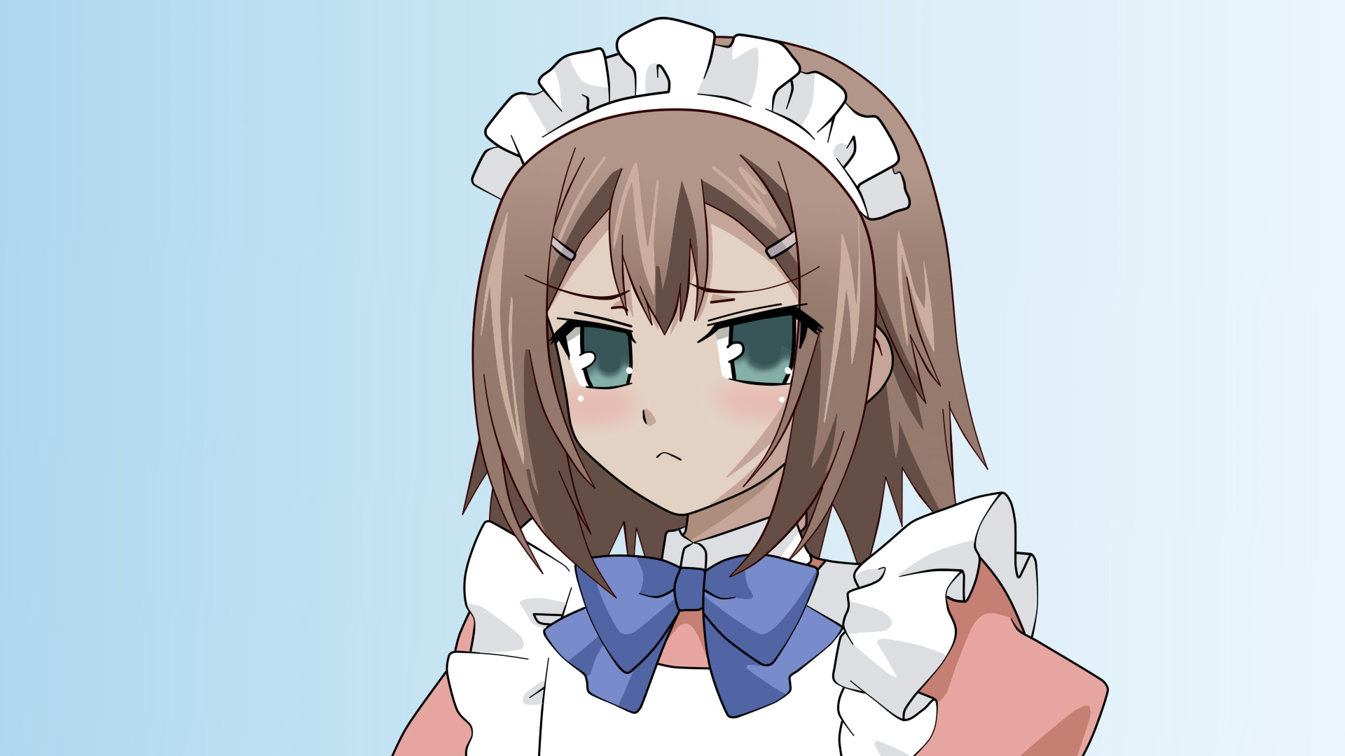 all_male, baka_to_test_to_shoukanjuu, blush, kinoshita_hideyoshi, maid, male, otoko_no_ko, vector