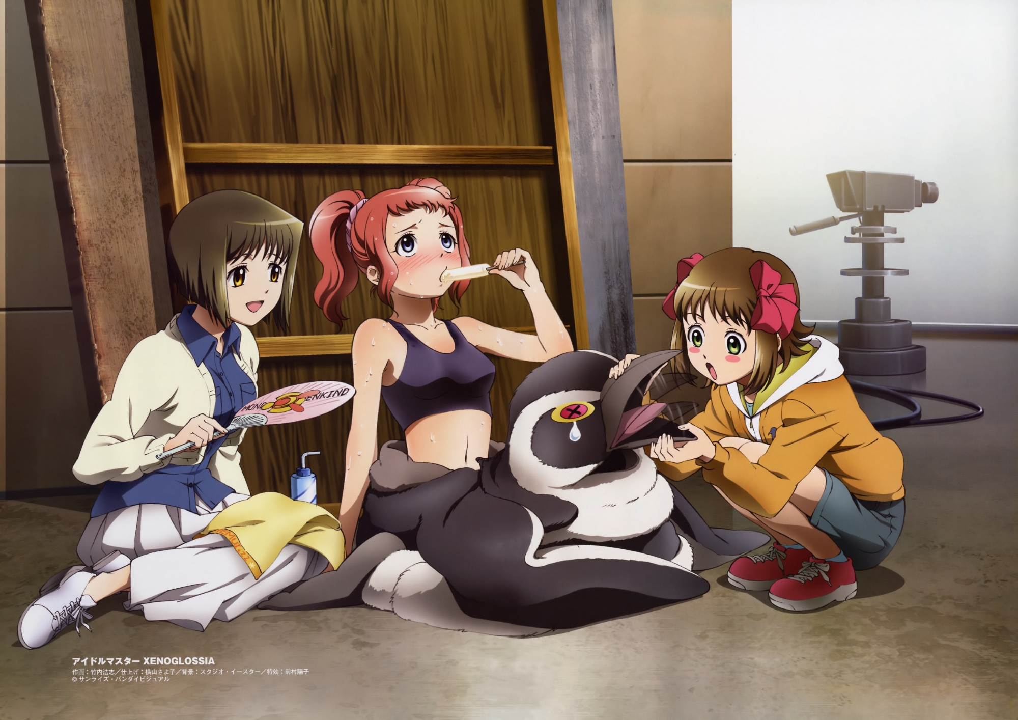 amami_haruka, hagiwara_yukiho, idolmaster, idolmaster_xenoglossia, red_hair, takatsuki_yayoi, takeuchi_hiroshi