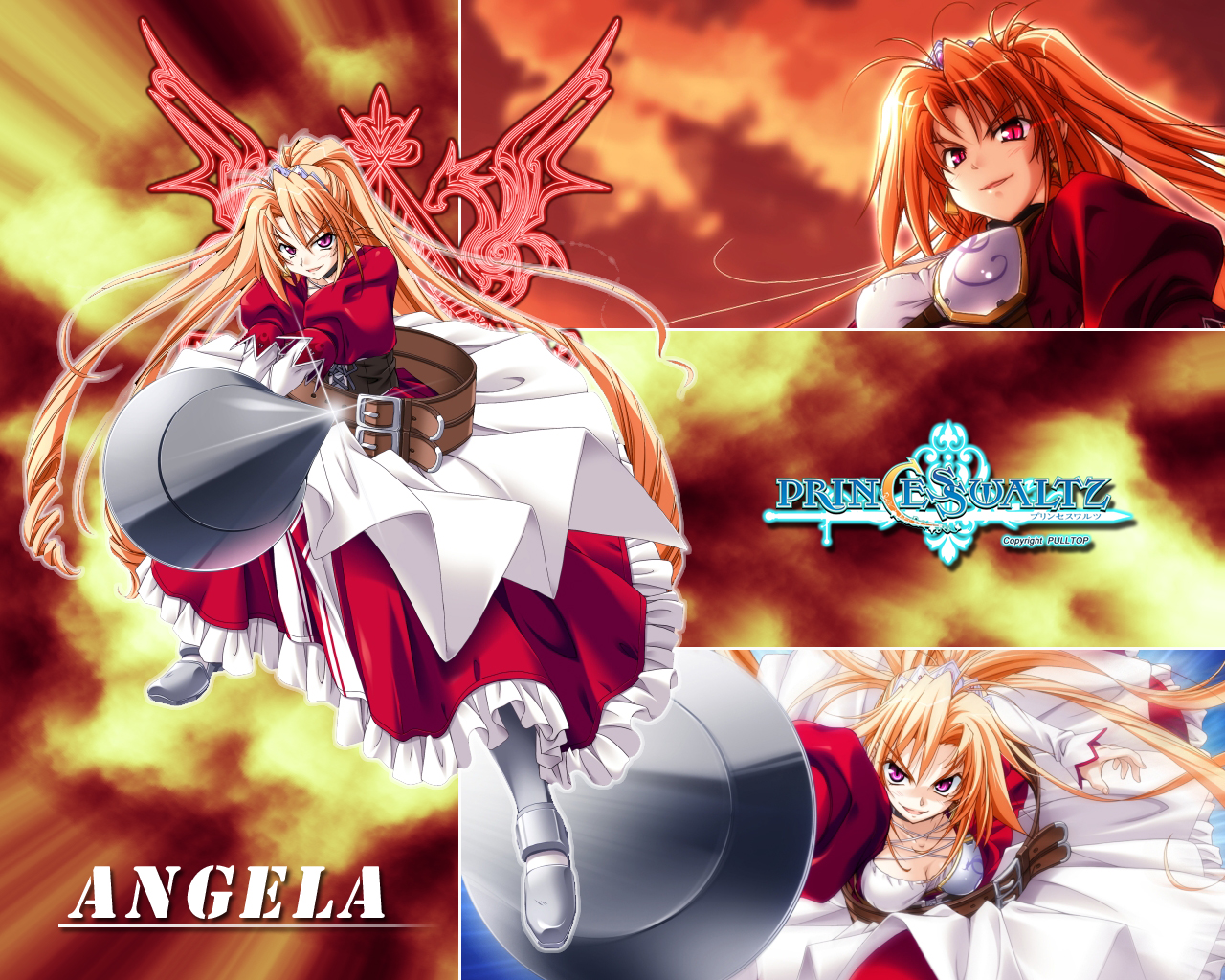 angela_victoire_blendin, princess_waltz, red_hair, takeya_masami