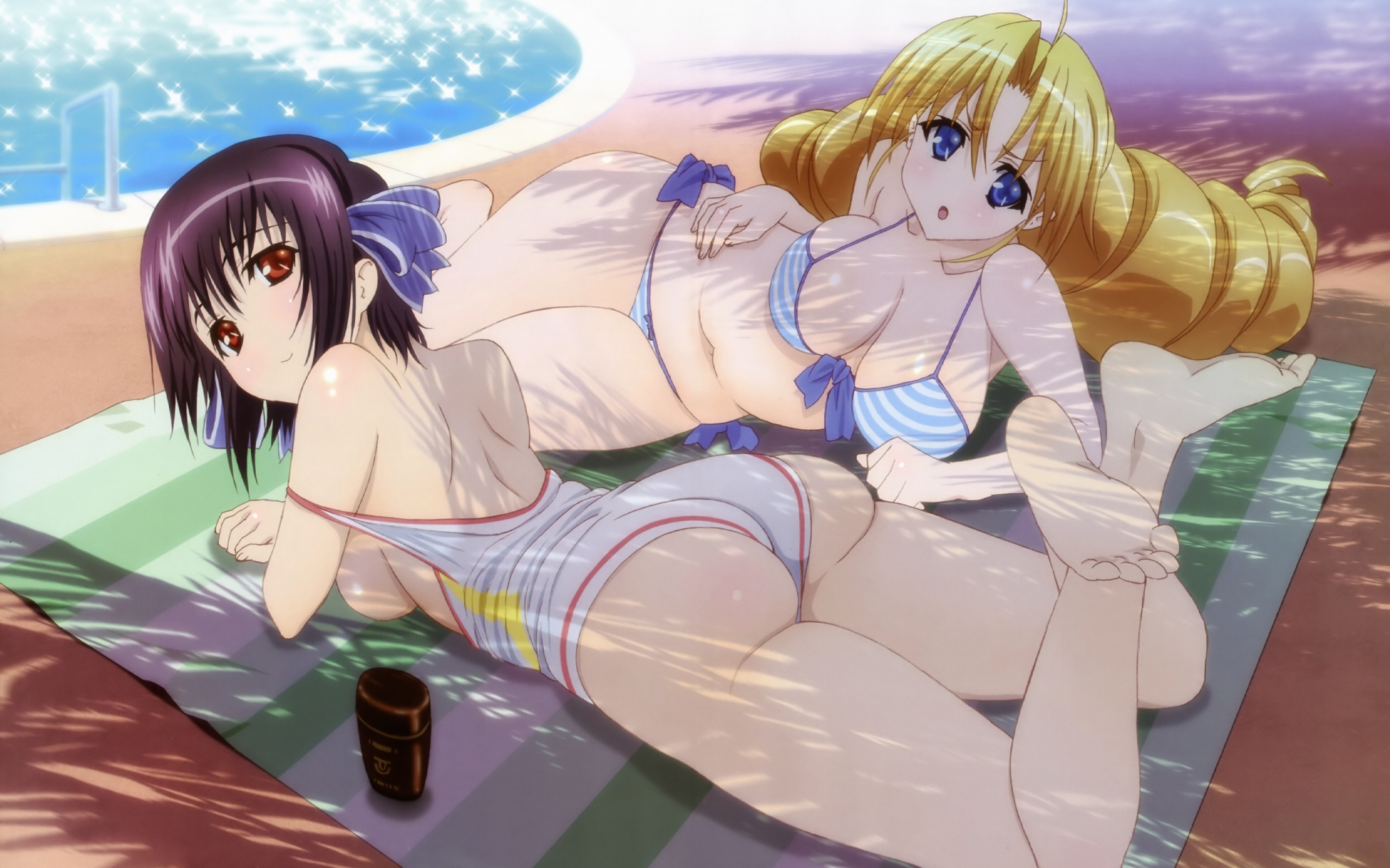 bikini, ladies_versus_butlers!, saikyou_tomomi, sernia_iori_flameheart, swimsuit