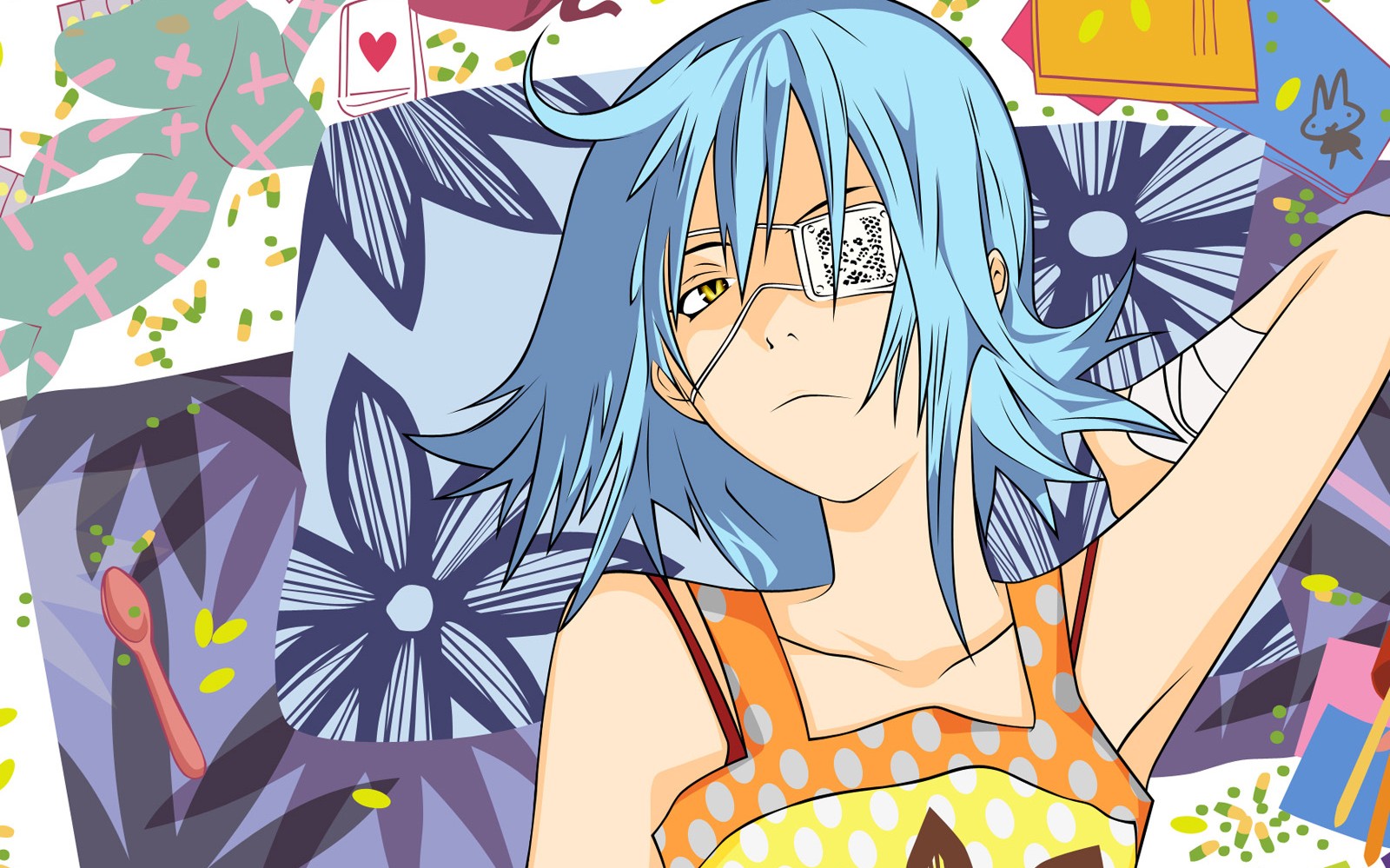 air_gear, all_male, eyepatch, male, wanijima_akito