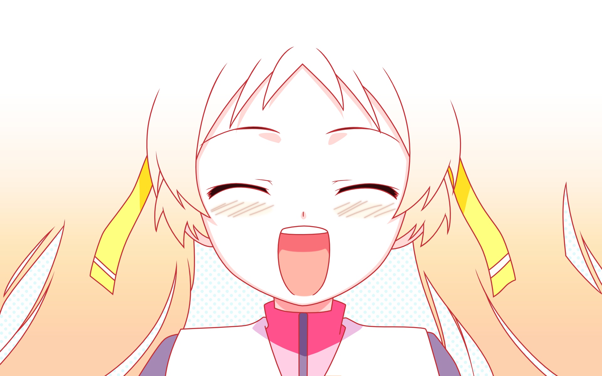 baka_to_test_to_shoukanjuu, blush, polychromatic, shimada_hazuki, vector