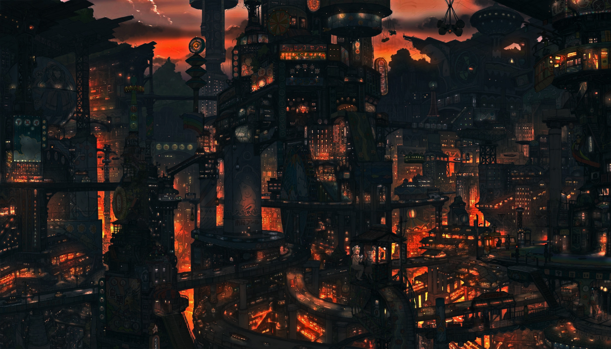 building, city, jpeg_artifacts, landscape, scenic, teikoku_shounen