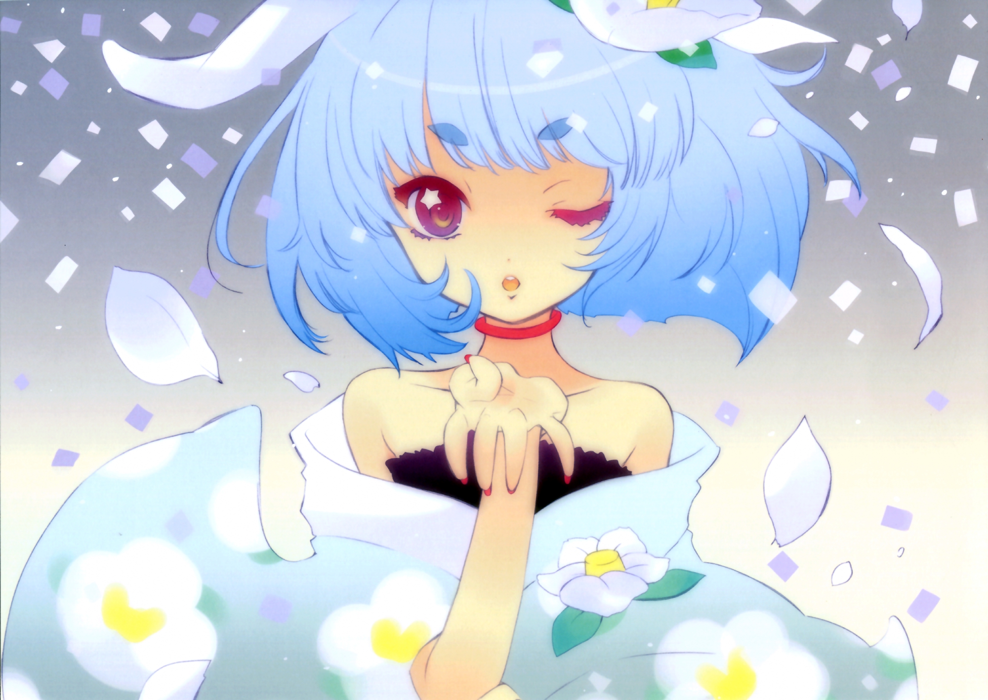 dress, fujitsubo-machine, itou_noiji, scan, wink
