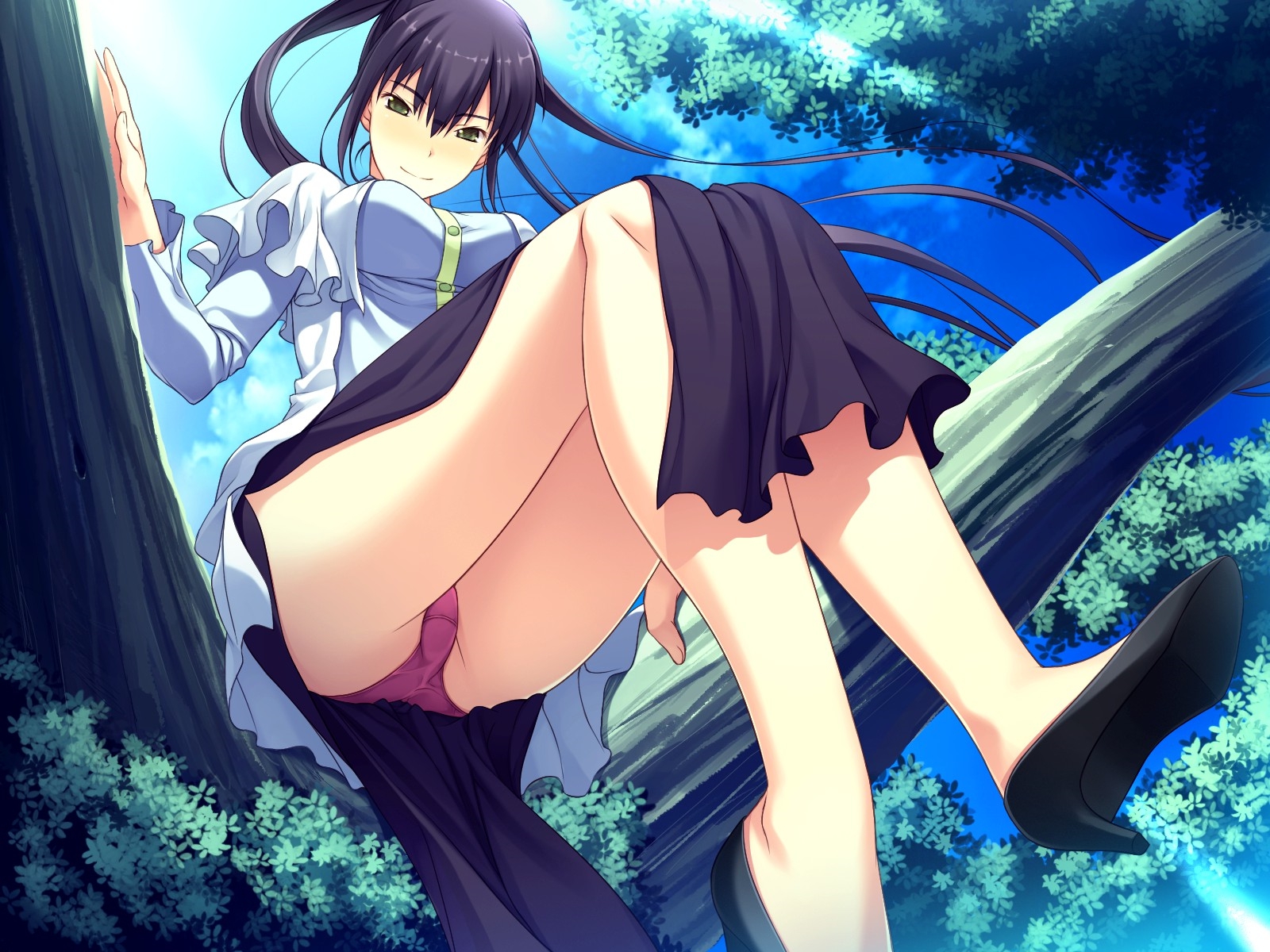 amakura, game_cg, id_-rebirth_session-, panties, root_nuko, saionji_kyouko, skirt, underwear, upskirt