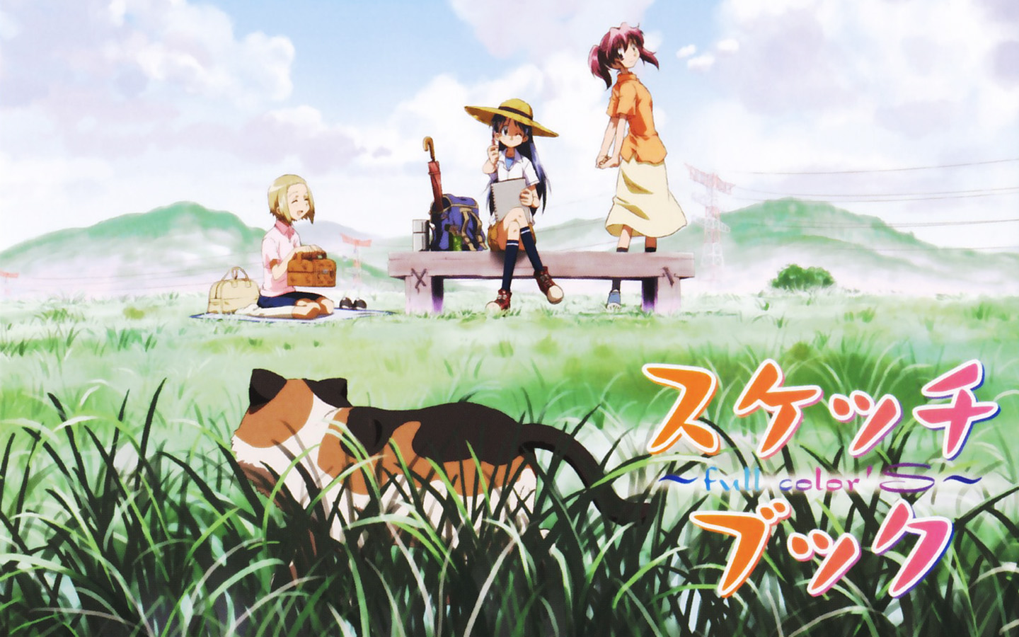 animal, asou_natsumi, cat, kajiwara_sora, mike, sketchbook_full_colors, torikai_hazuki