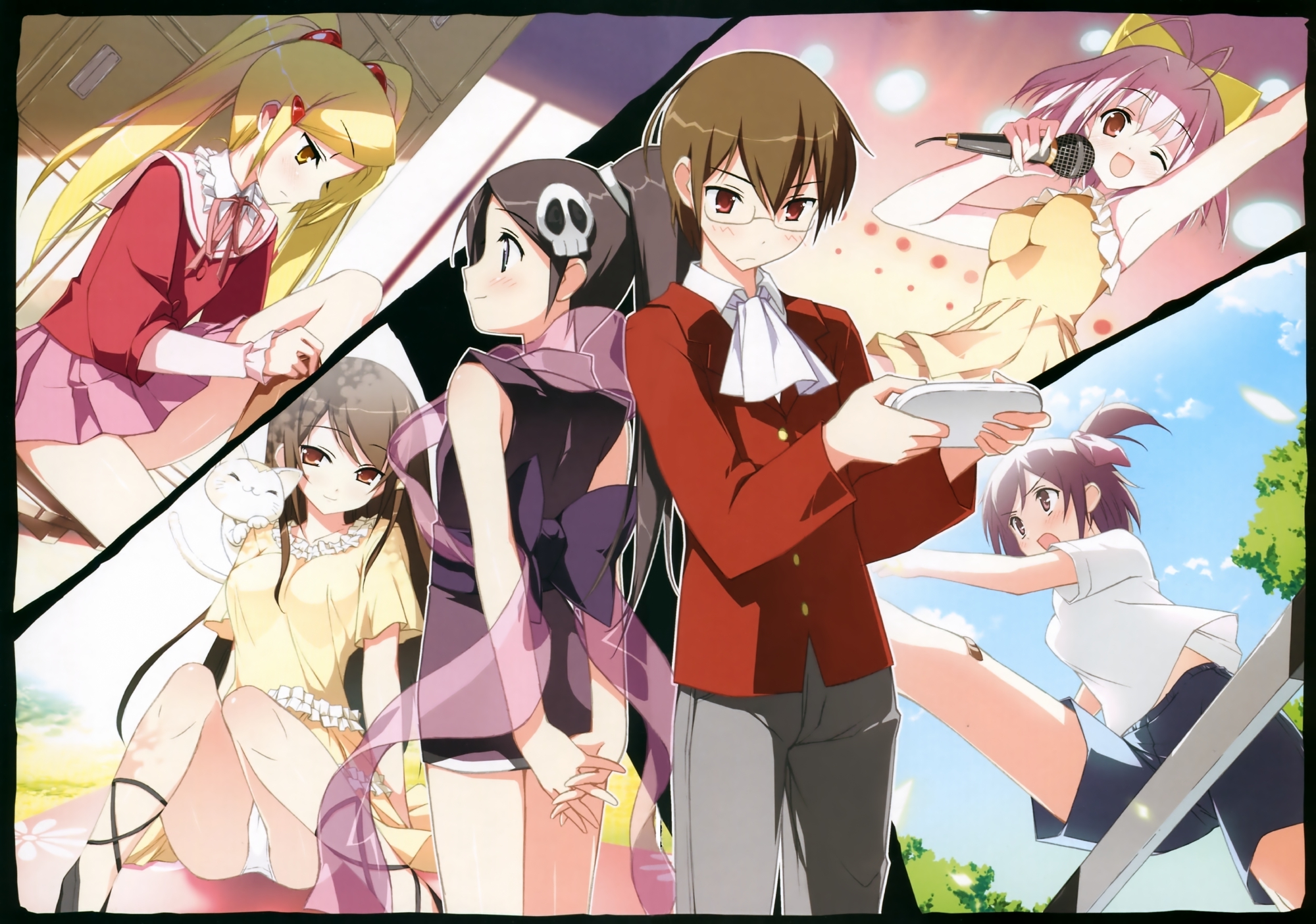aoyama_mio, elsee_de_ruth_ima, kami_nomi_zo_shiru_sekai, kantoku, kasuga_kusunoki, katsuragi_keima, nakagawa_kanon, panties, scan, takahara_ayumi, underwear