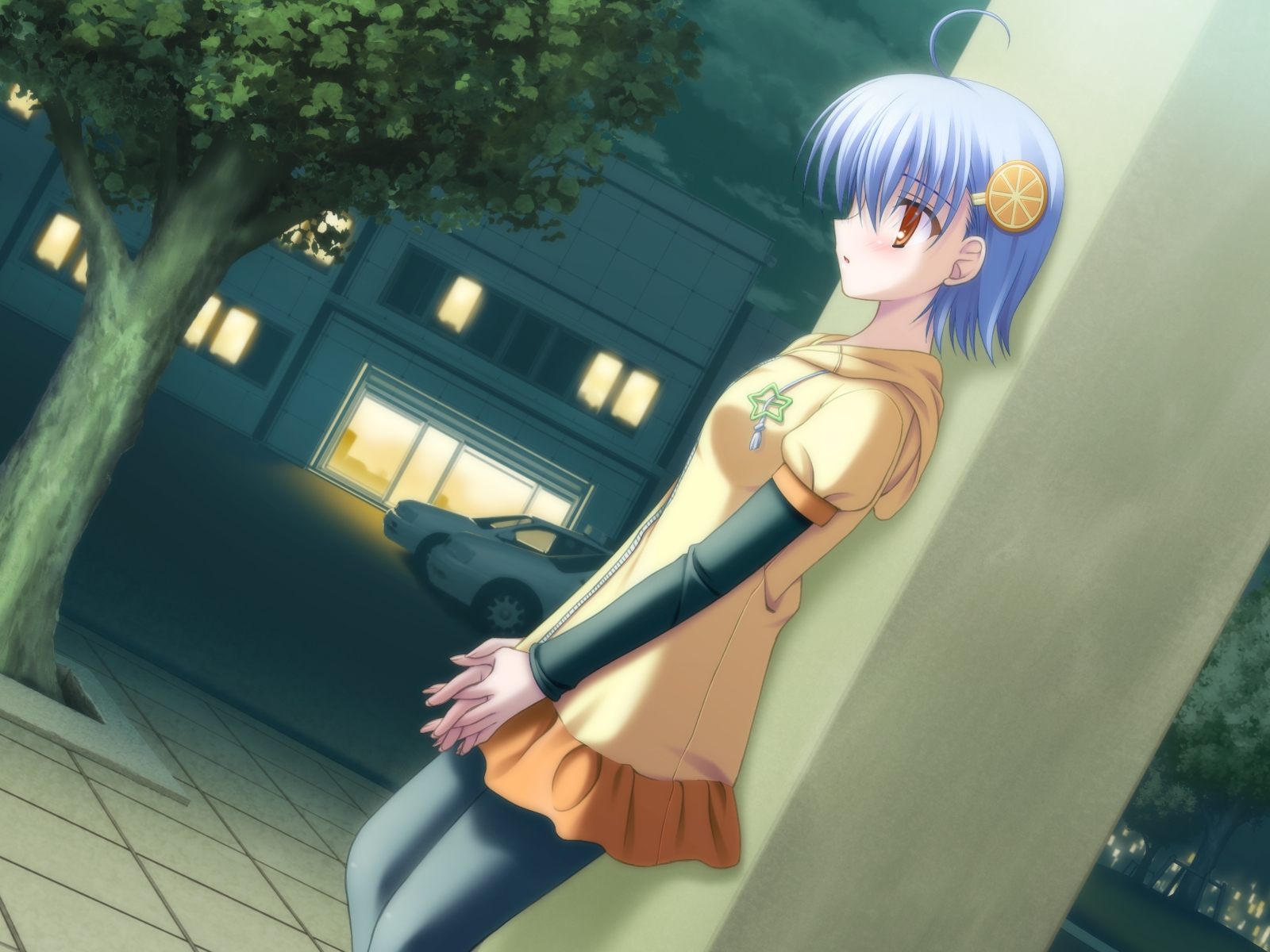 blue_hair, game_cg, nagahashi_ryou, red_eyes, valentine_pink