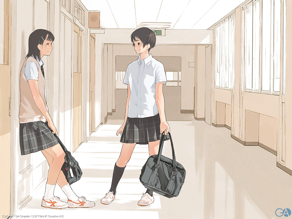 gagraphic, kamo_(gafas), logo, school_uniform, watermark
