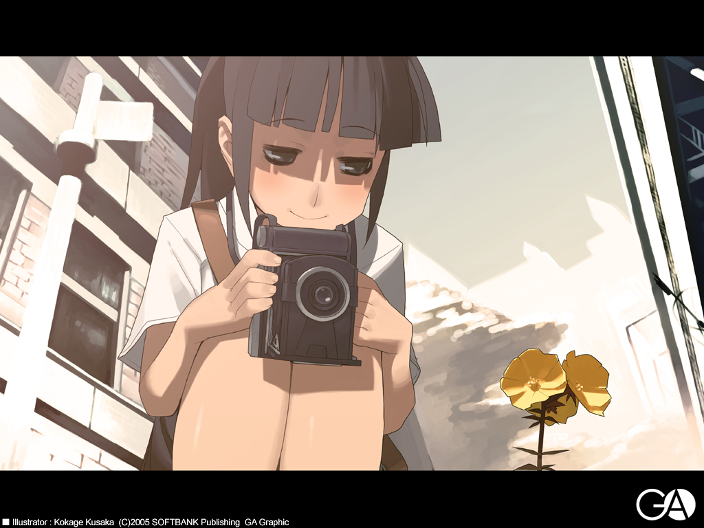 camera, gagraphic, kusaka_kokage, logo, watermark