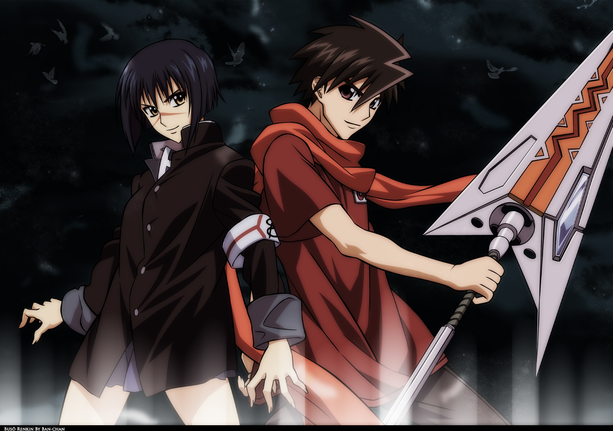 busou_renkin, muto_kazuki, scar, tsumura_tokiko