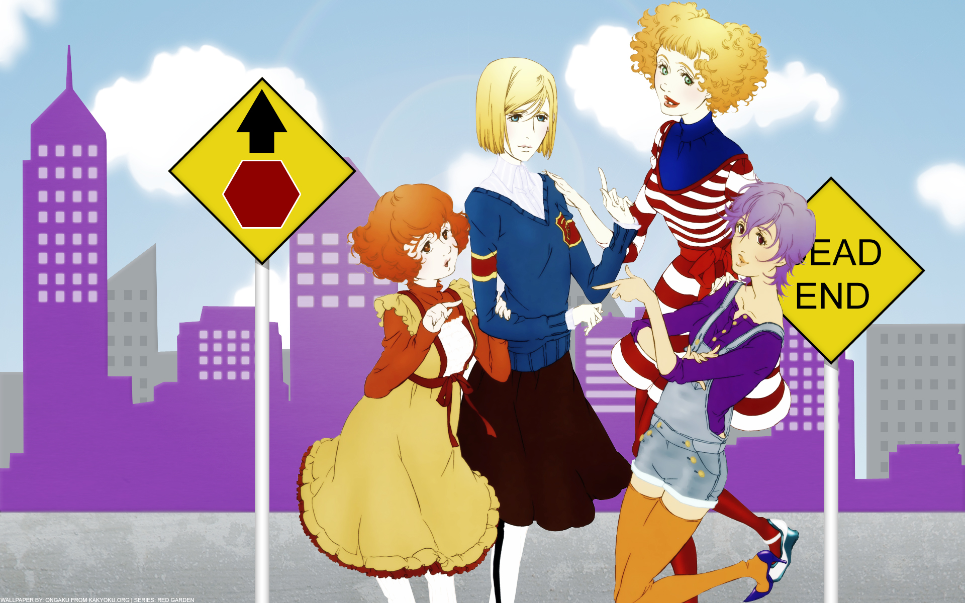 claire_forrest, kate_ashley, rachel_benning, red_garden, rose_sheedy