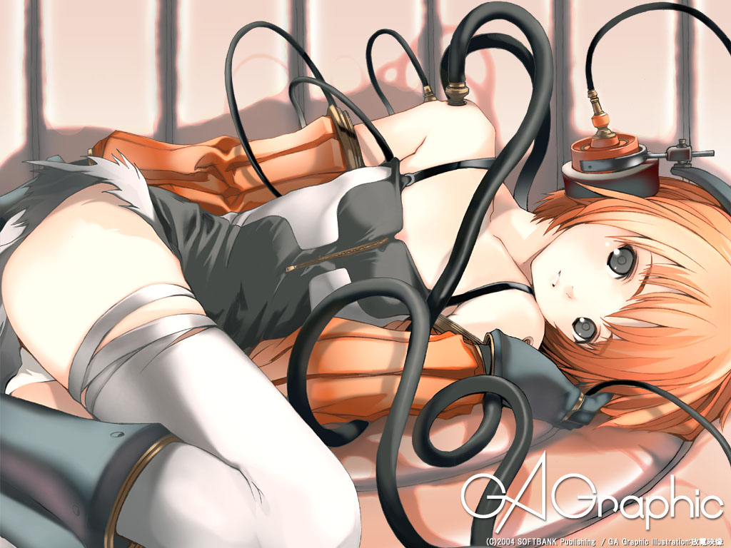 gagraphic, headphones, houden_eizou, logo, techgirl, wakusei_girl, watermark