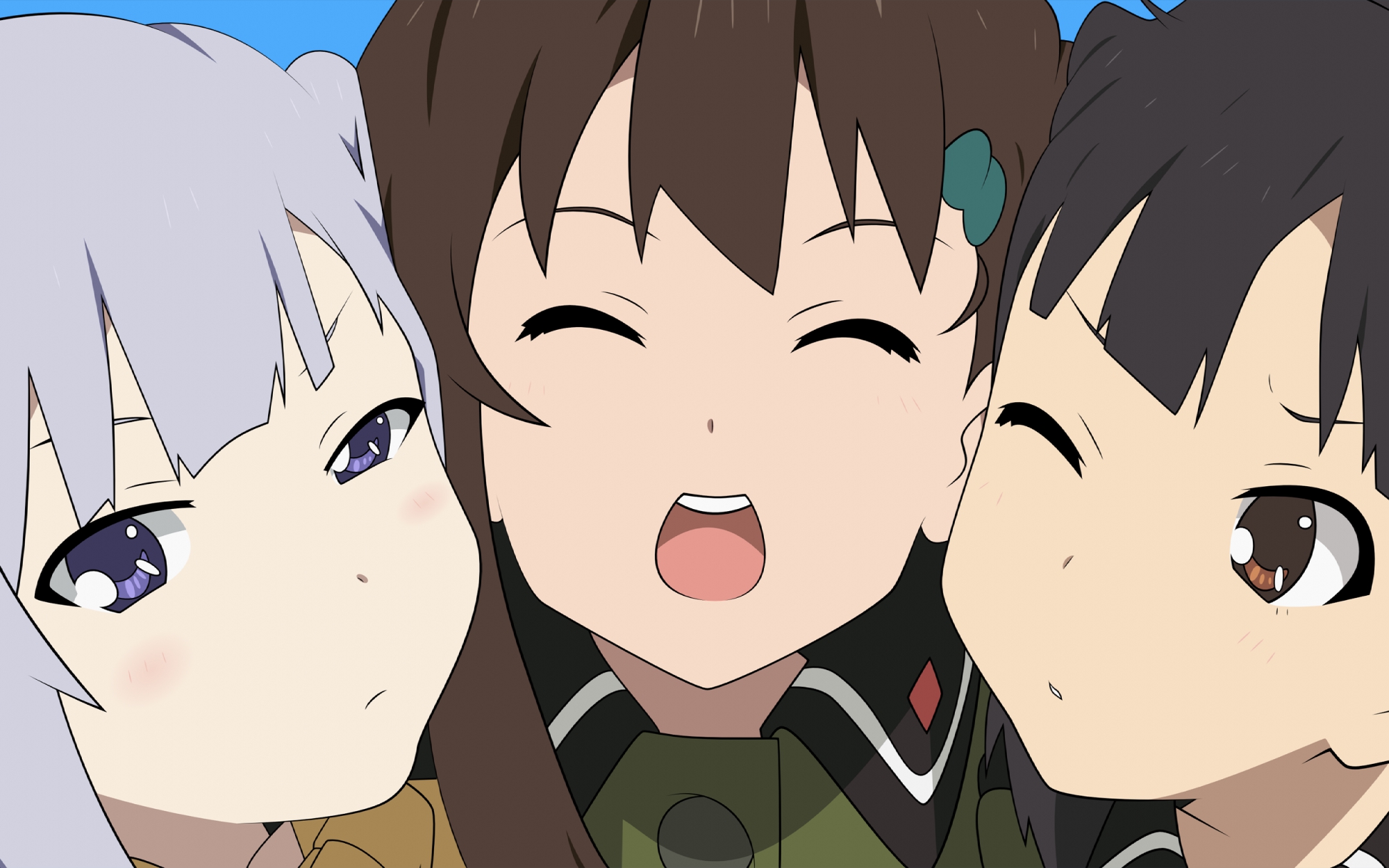 close, kannagi_noel, sora_no_woto, sorami_kanata, suminoya_kureha, vector