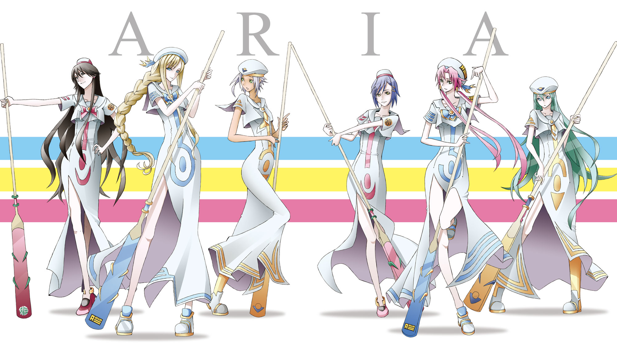 aika_s_granzchesta, akira_e_ferrari, alice_carroll, alicia_florence, aria, athena_glory, mizunashi_akari