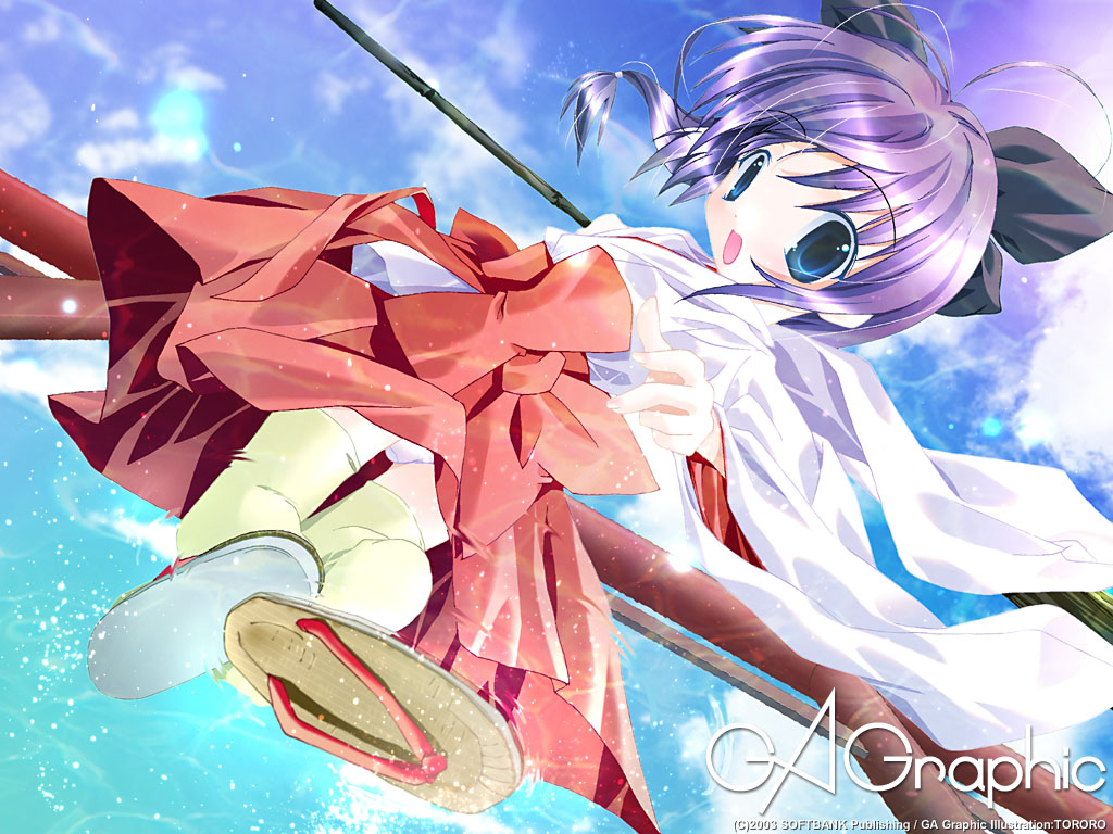 gagraphic, japanese_clothes, logo, loli, miko, tororo, watermark
