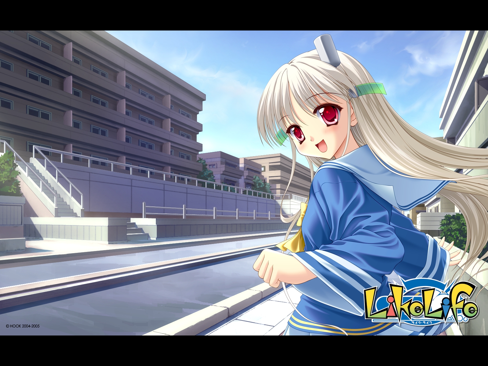 kosaka_himeko, like_life, red_eyes, school_uniform, tagme