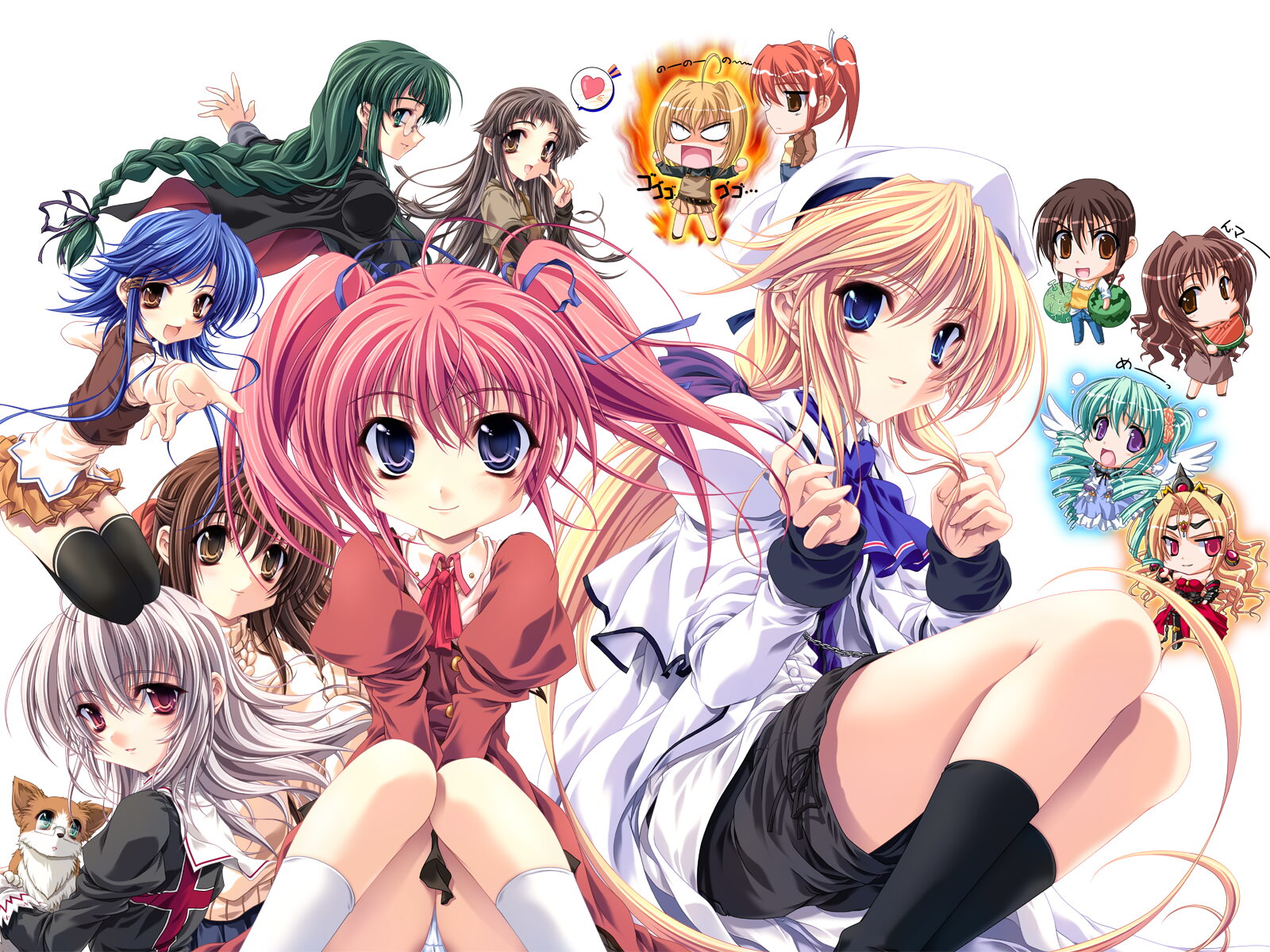 heathcliff_cosgrave, kashima_kiyomi, katsuragi_kao, kishi_aimi, miyama-zero, ousaka_haruna, princess_brave, sakurami_shieru