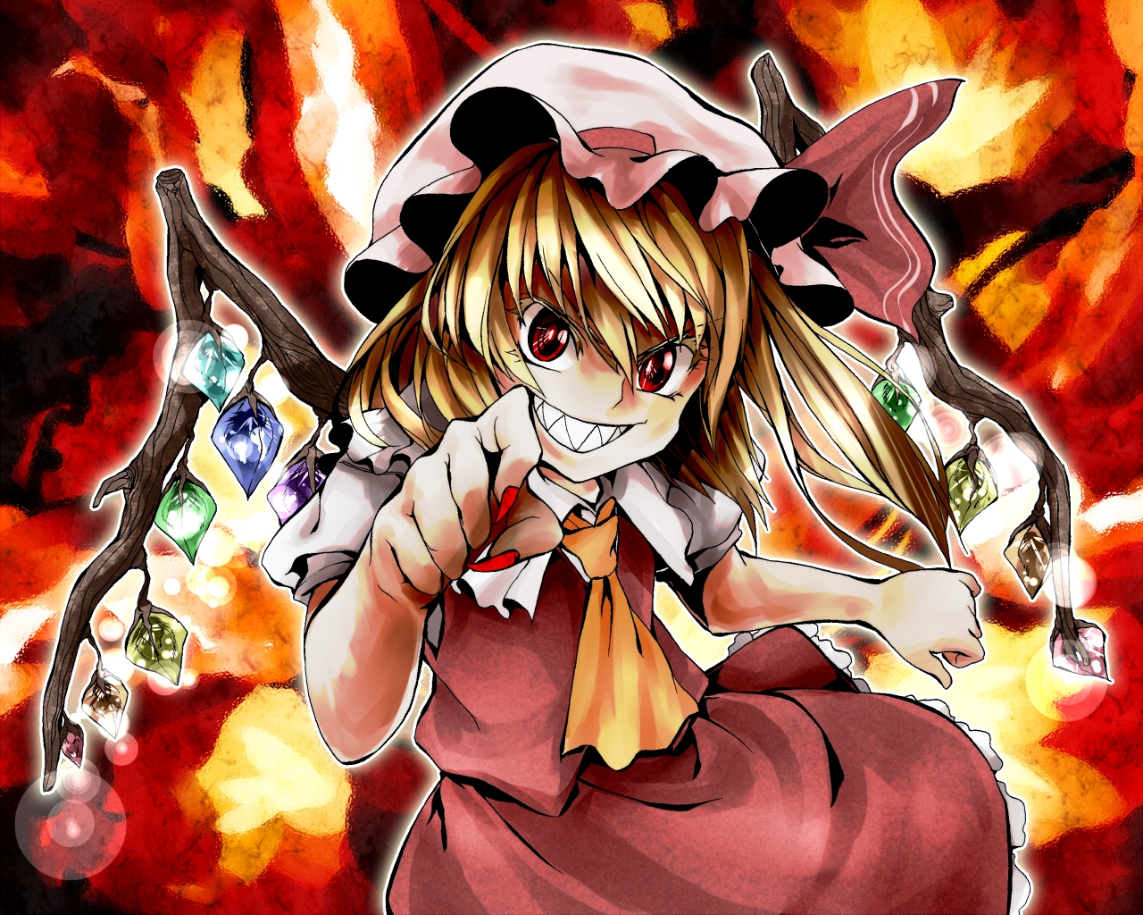 flandre_scarlet, shigurio, touhou, vampire