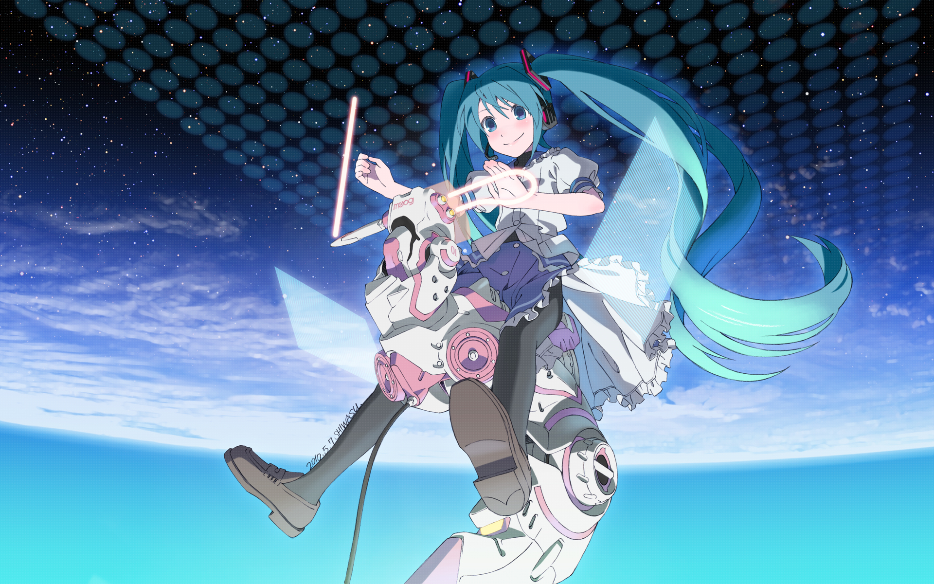 hatsune_miku, long_hair, shiwasu_takashi, twintails, vocaloid